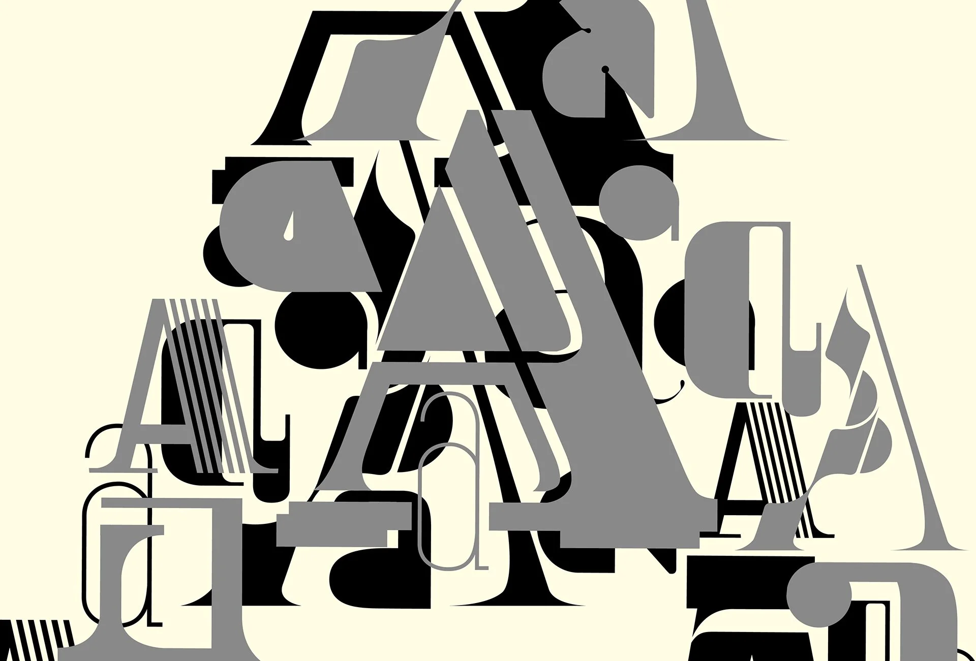Antalis ‘Typography’ poster series for new office opening