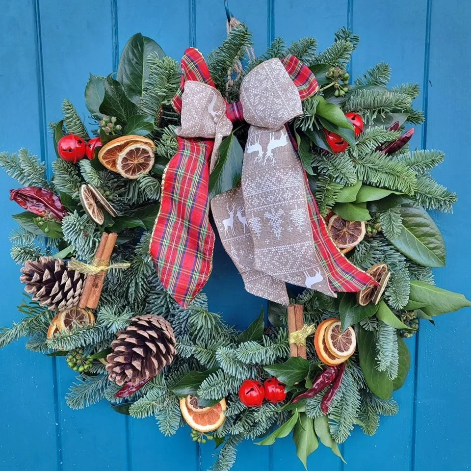 “Make Your Own Luxury Christmas Door Wreath”