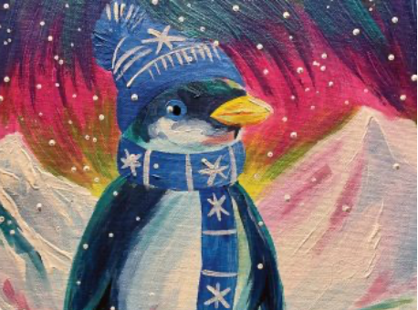 “Percy & the Polar Lights” Family Painting Workshop
