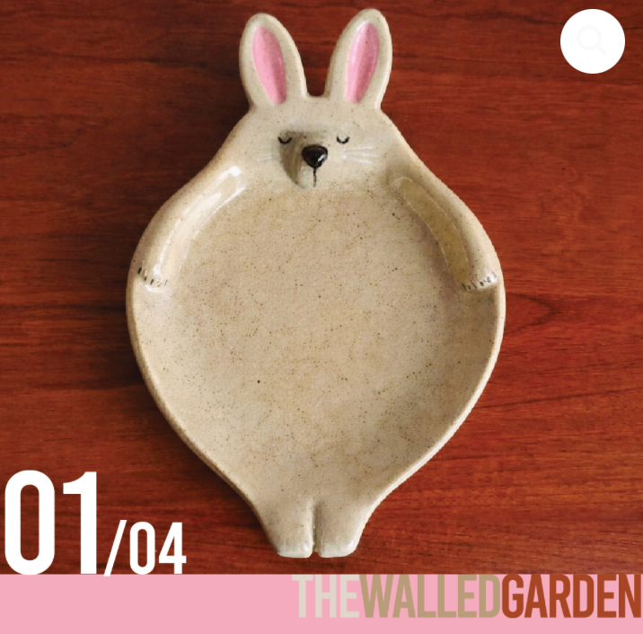 “Bunny Trinket Bowl” Family Workshop 2pm at The Walled Garden