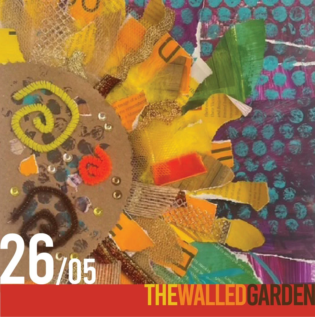 3D Sunflower Collage” – Mixed Media Art for Mini Makers” Younger Children’s Workshop 2pm at The Walled Garden