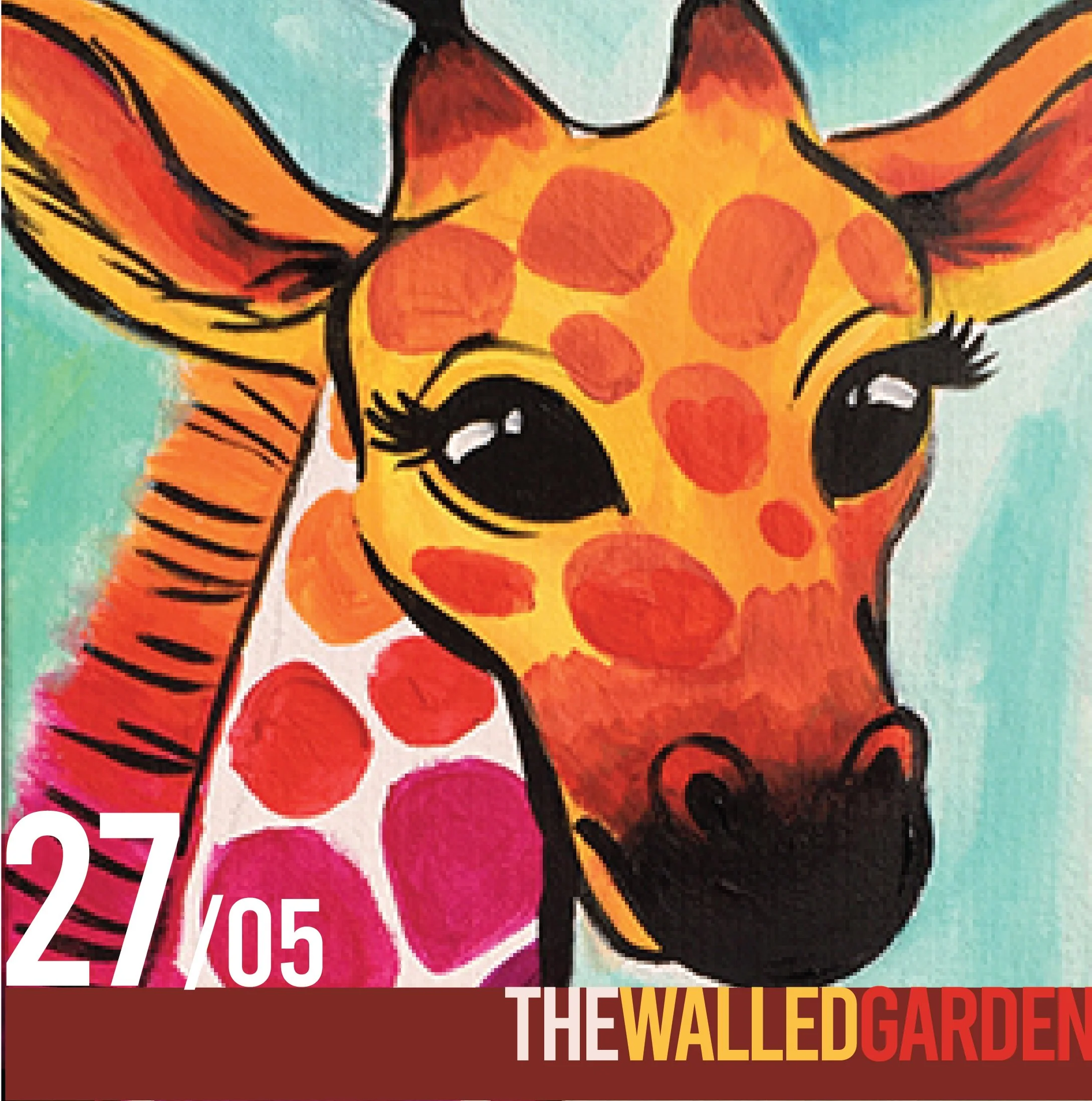 “Hello Up There Tryptych” Family Painting Morning 9:30am at The Walled Garden