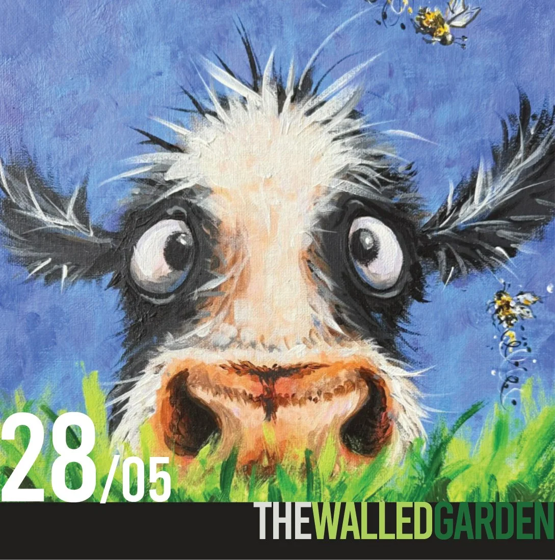 “Buzz Off” Family Painting Morning 9:30am at The Walled Garden