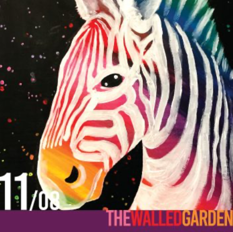 Rainbow Zebra Family Painting Workshop 9:30am