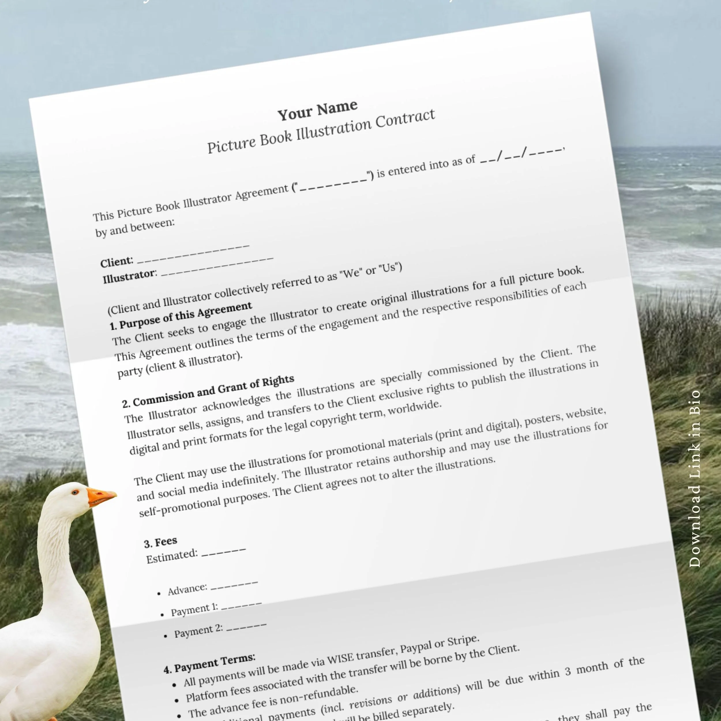 Picture book contract