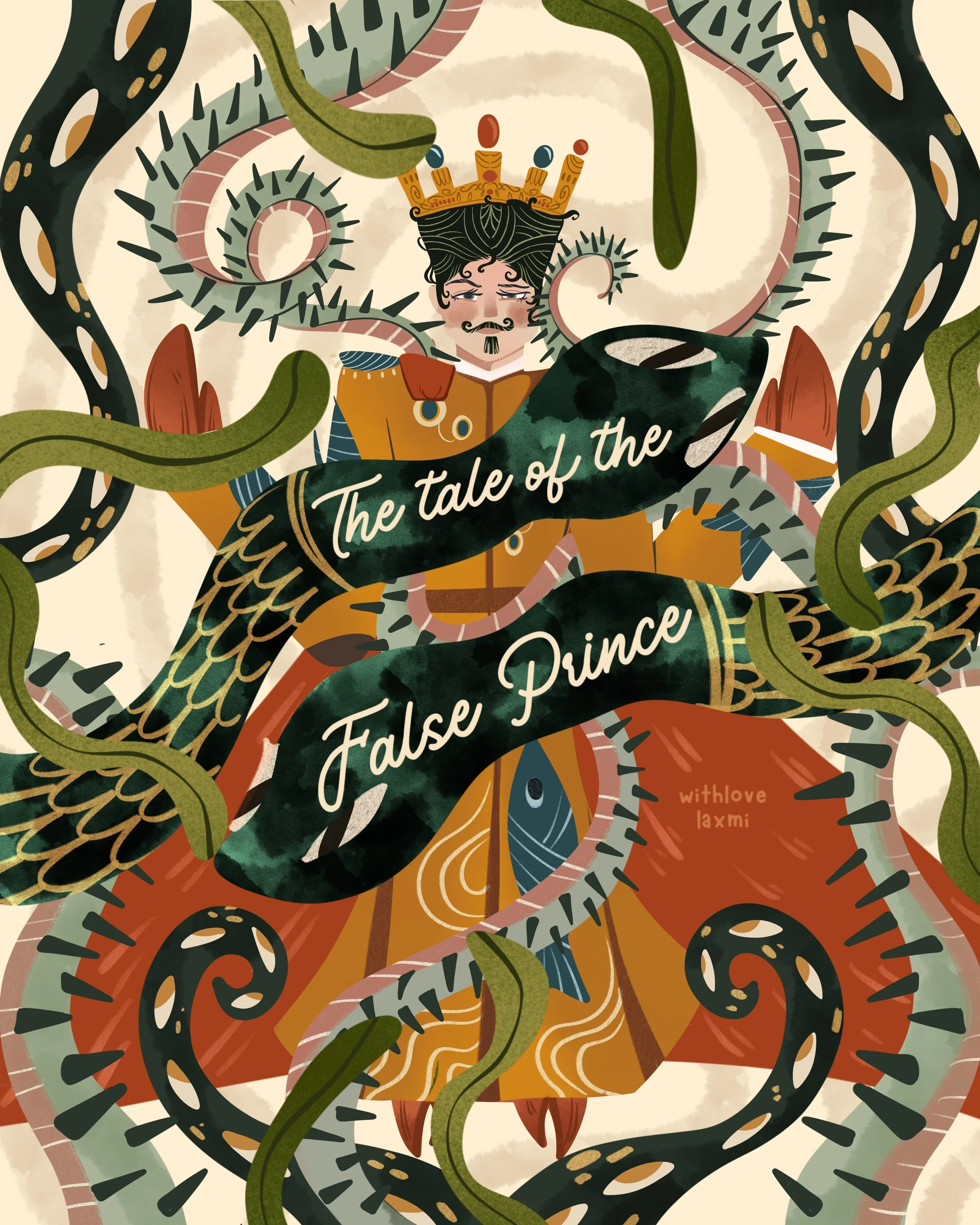Crab Prince, Childrens picture Book Illustration by Laxmi Prasad.JPG