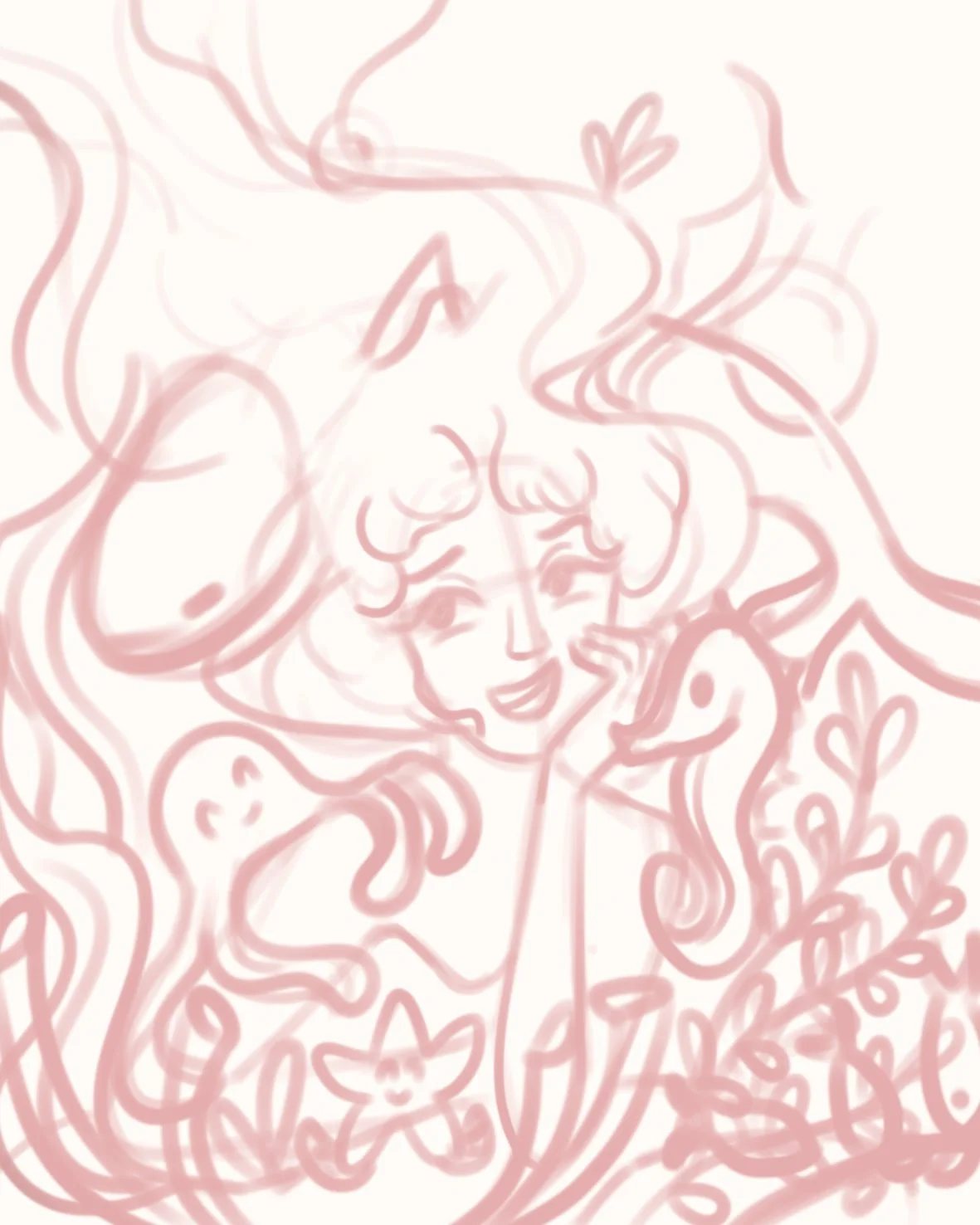Little_Mermaid Rough drawing by Laxmi.jpg
