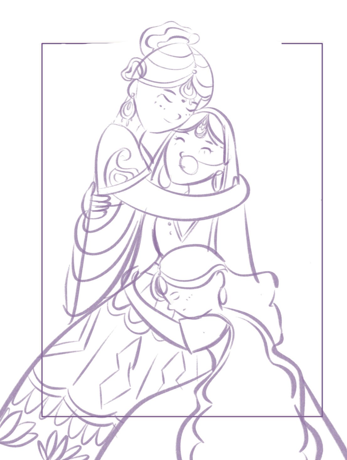 Mother daughter Illustration Indian Wedding.jpg