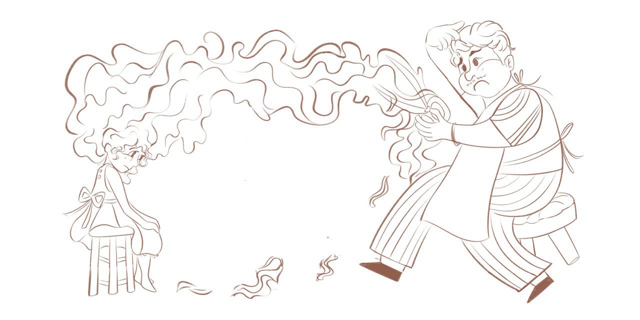 Drawings for the magical salon, children's picturebook