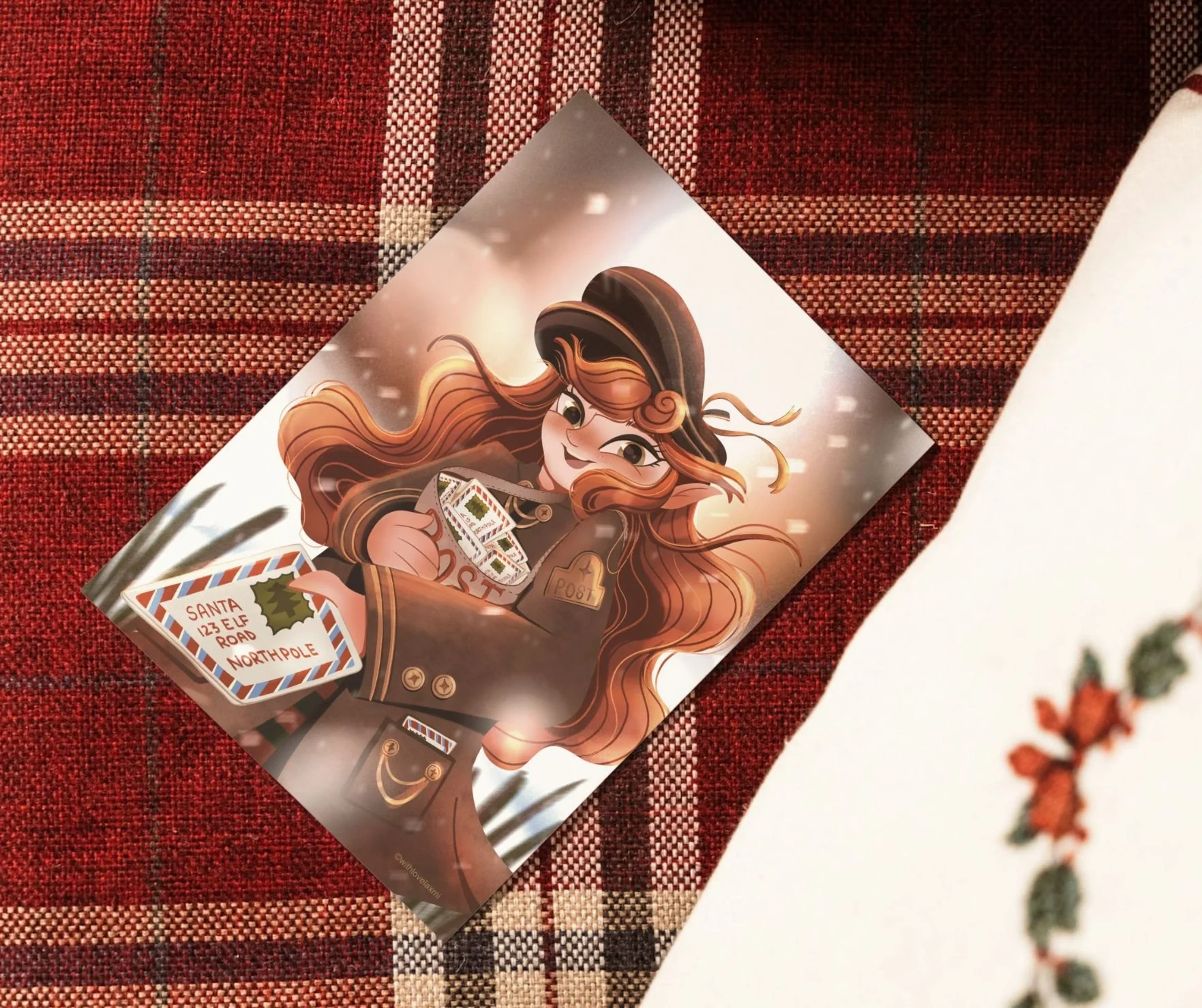 Letter from the North Pole Illustrated by Laxmi @withlovelaxmi