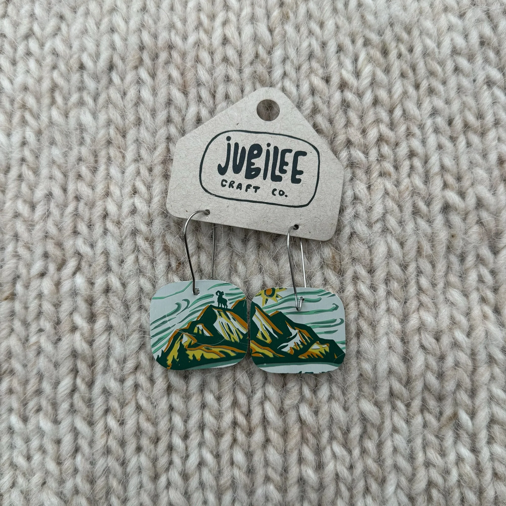 Mountain Goat Earring