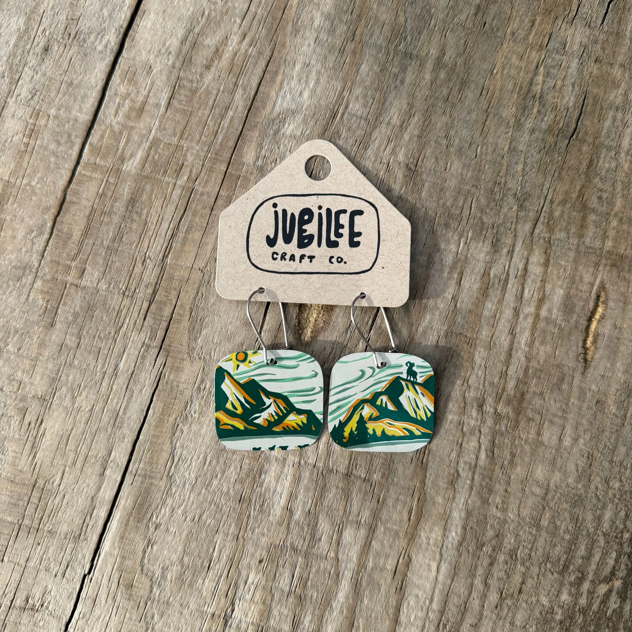 Mountain Goat Earring