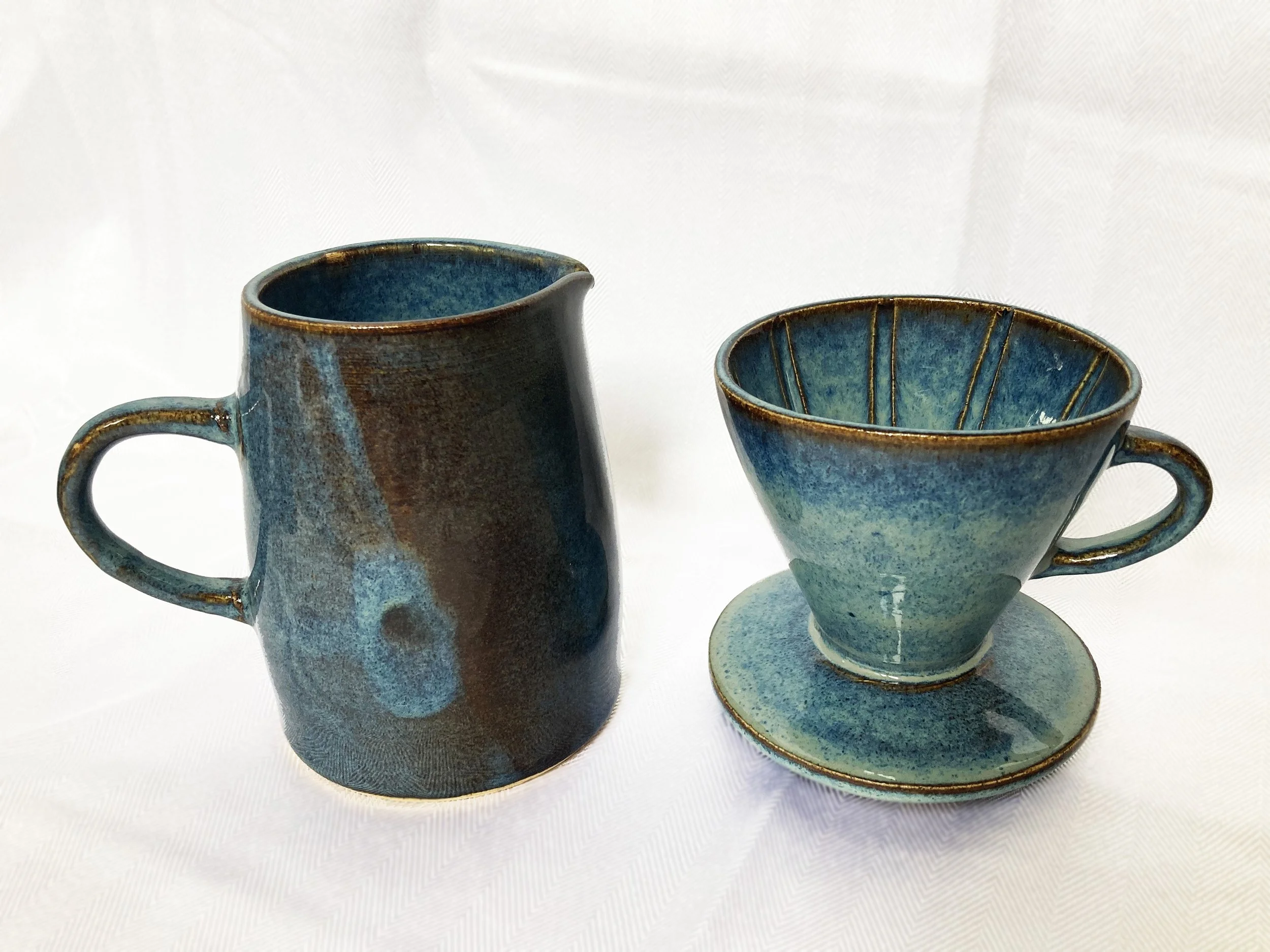 Pour Over Set (Hand-glazed stoneware)