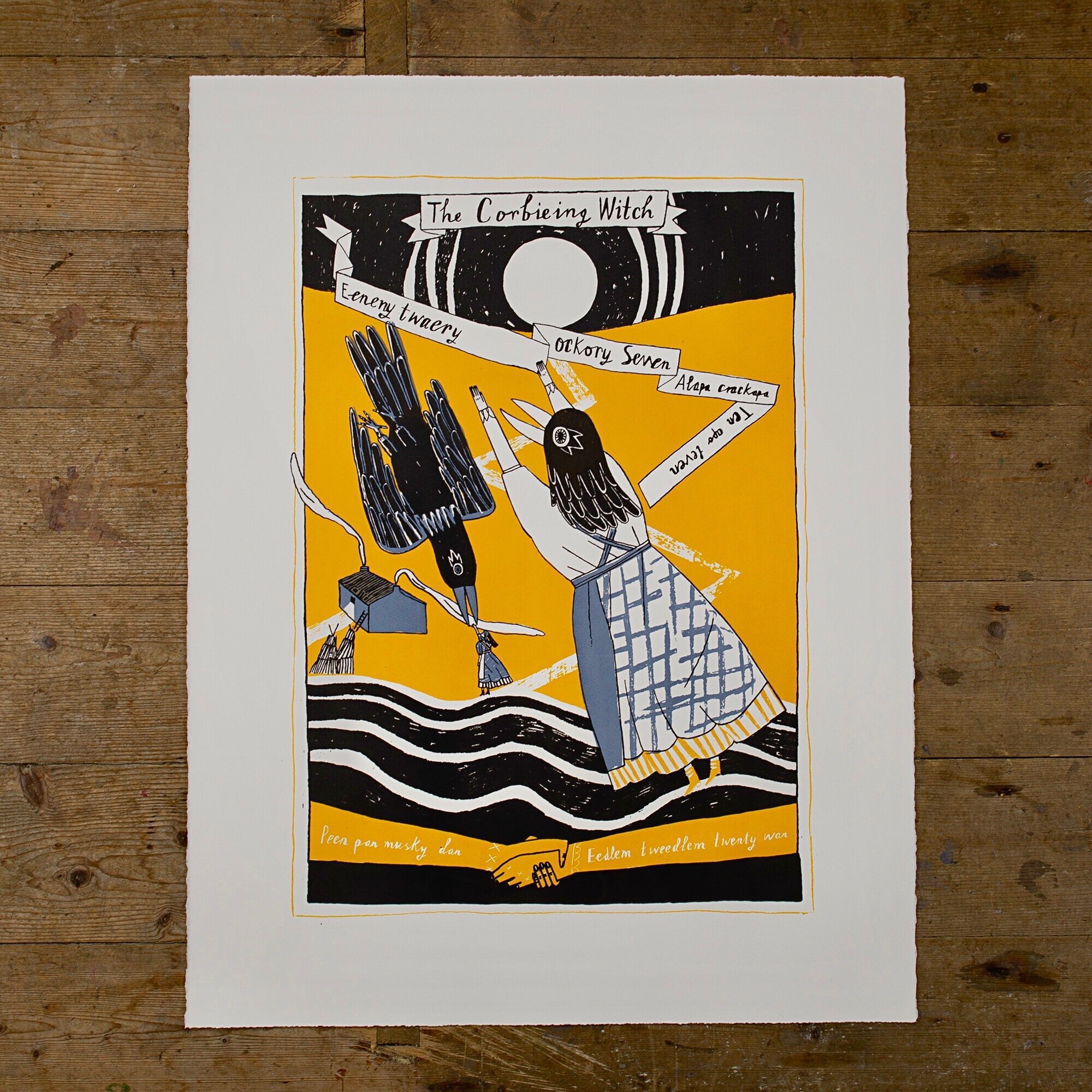 Isabel's Print 'The Corbieing Witch'