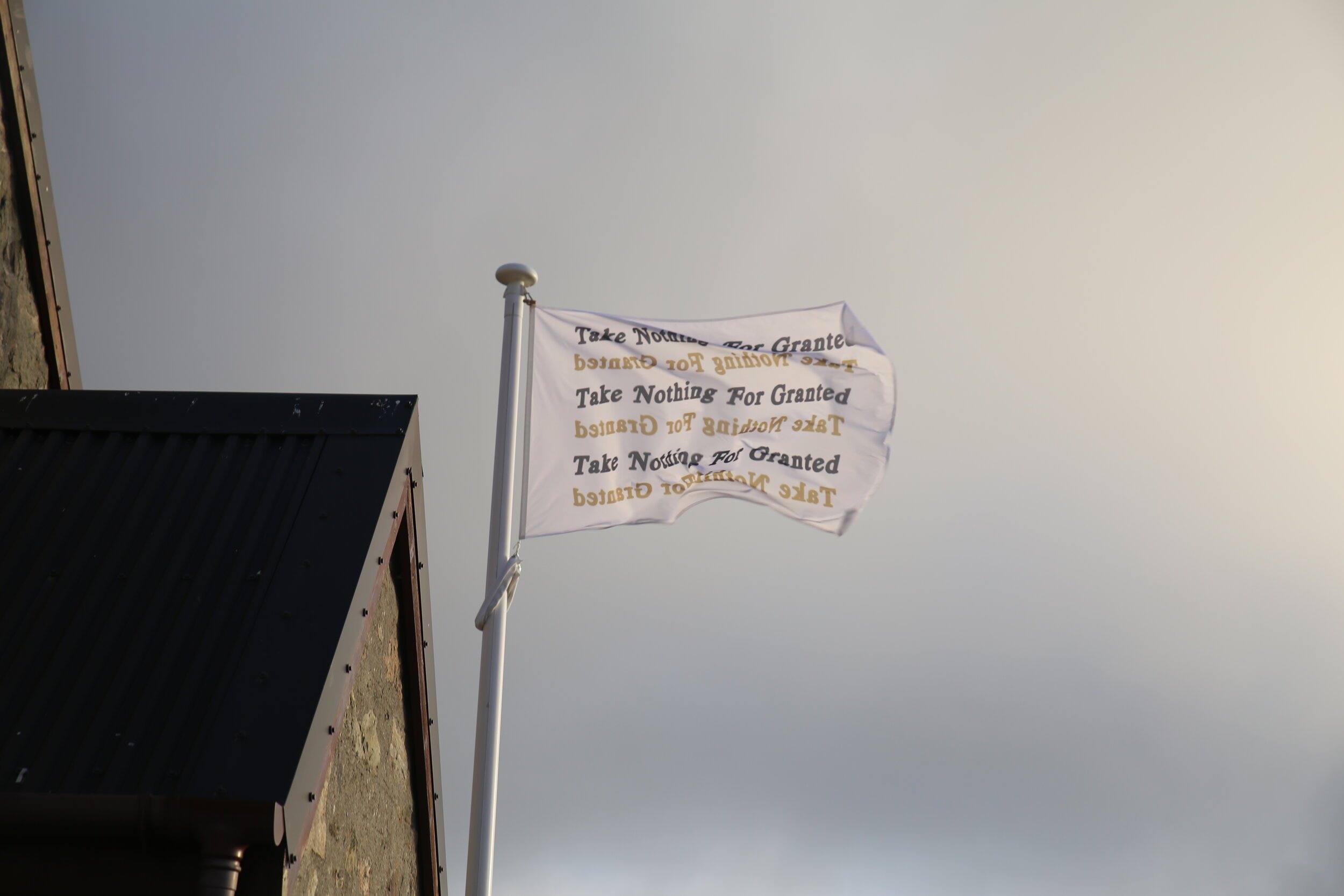 Brooke's Flag Flying at Gaada