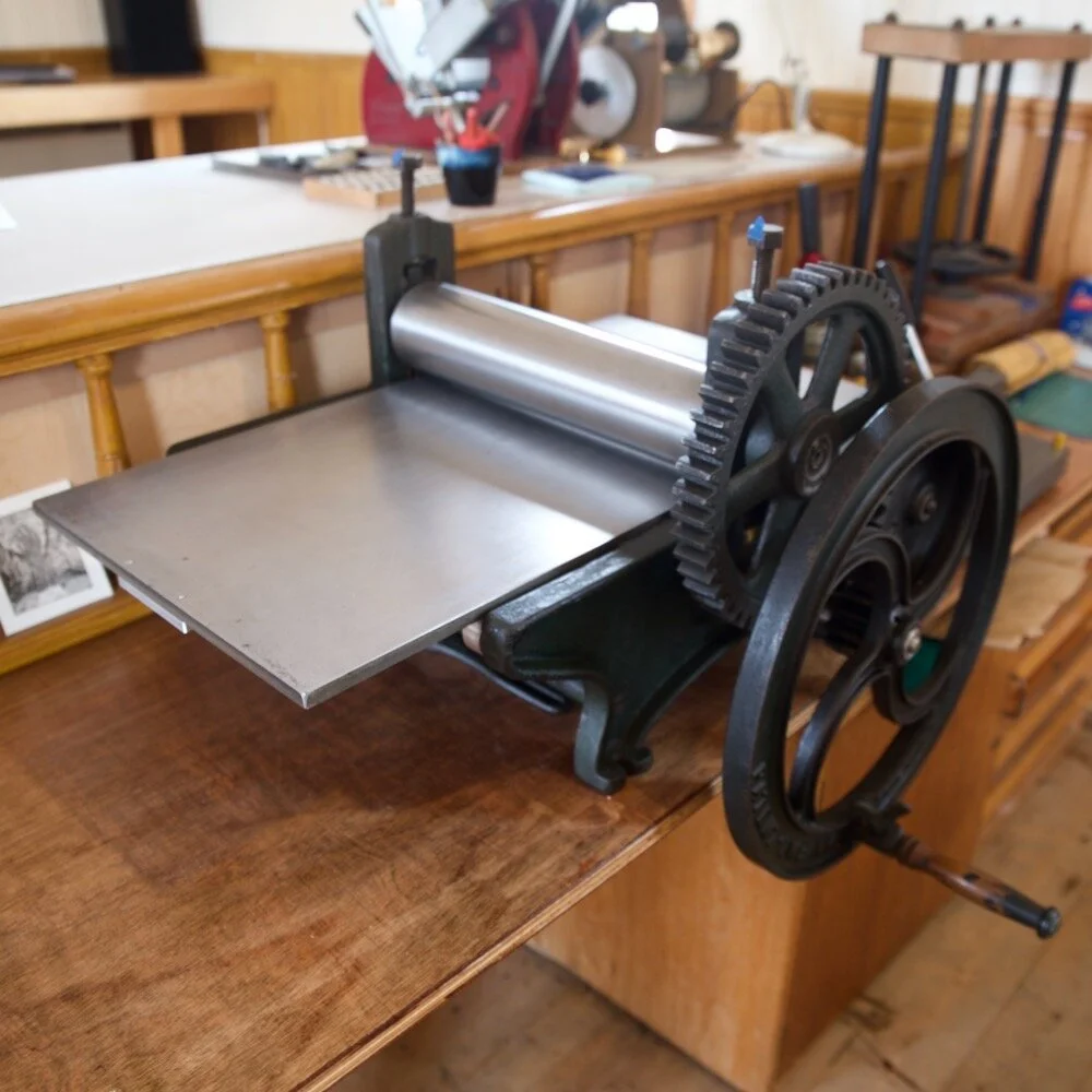 Gaada’s new etching press!