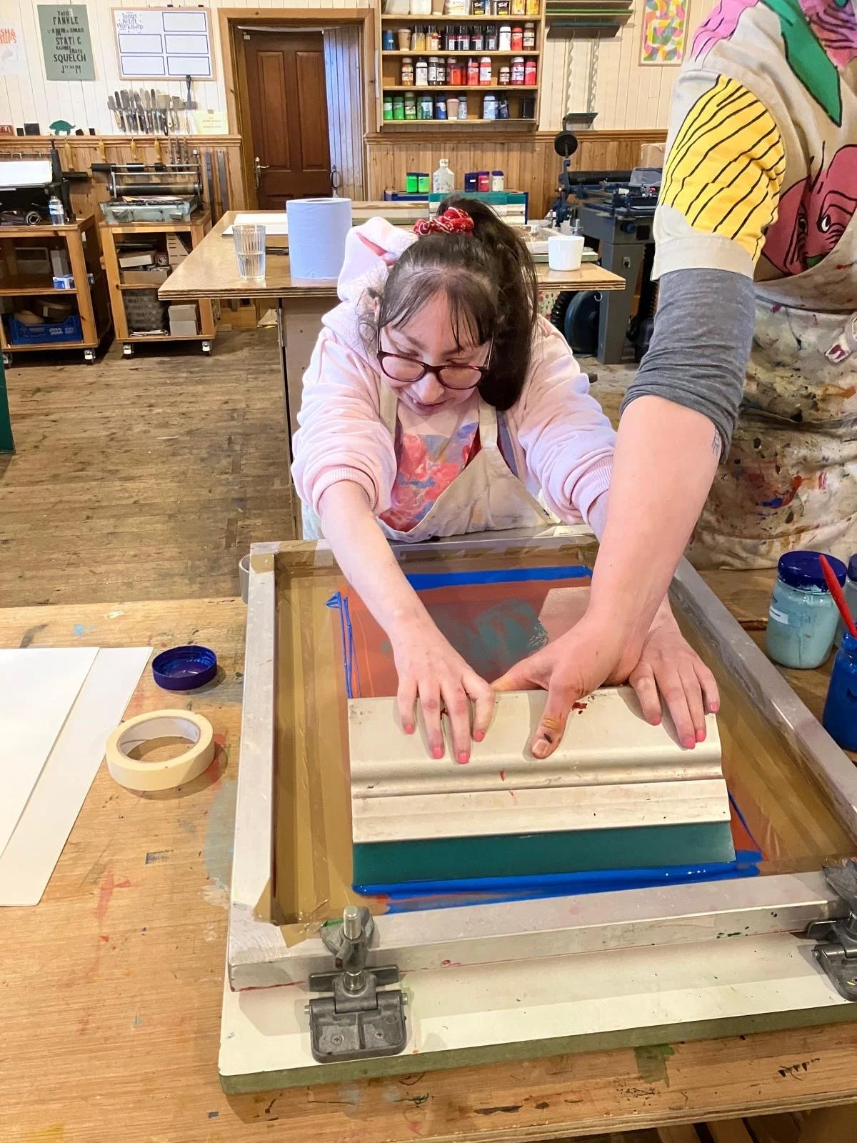 The Lady Artist Screen Print Party