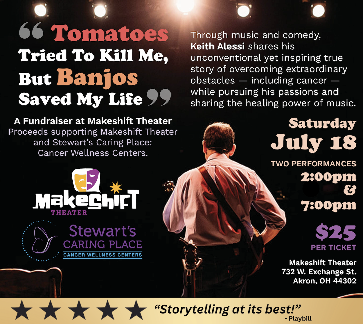 Tomatoes Tried to Kill Me, But Banjos Saved My Life Fundraiser