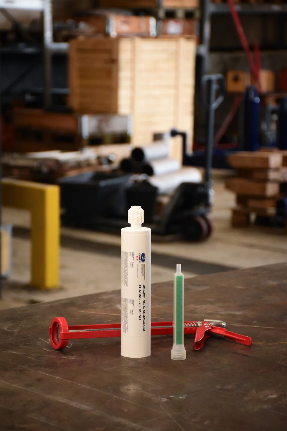 UNIGRIP epoxy cartridge with mixing nozzle