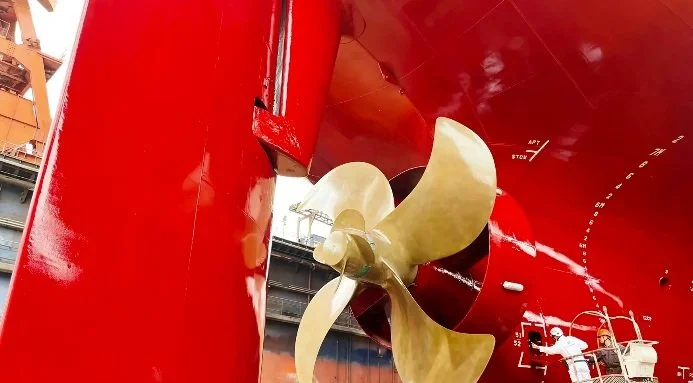 Sea-Speed coating application on vessel hull