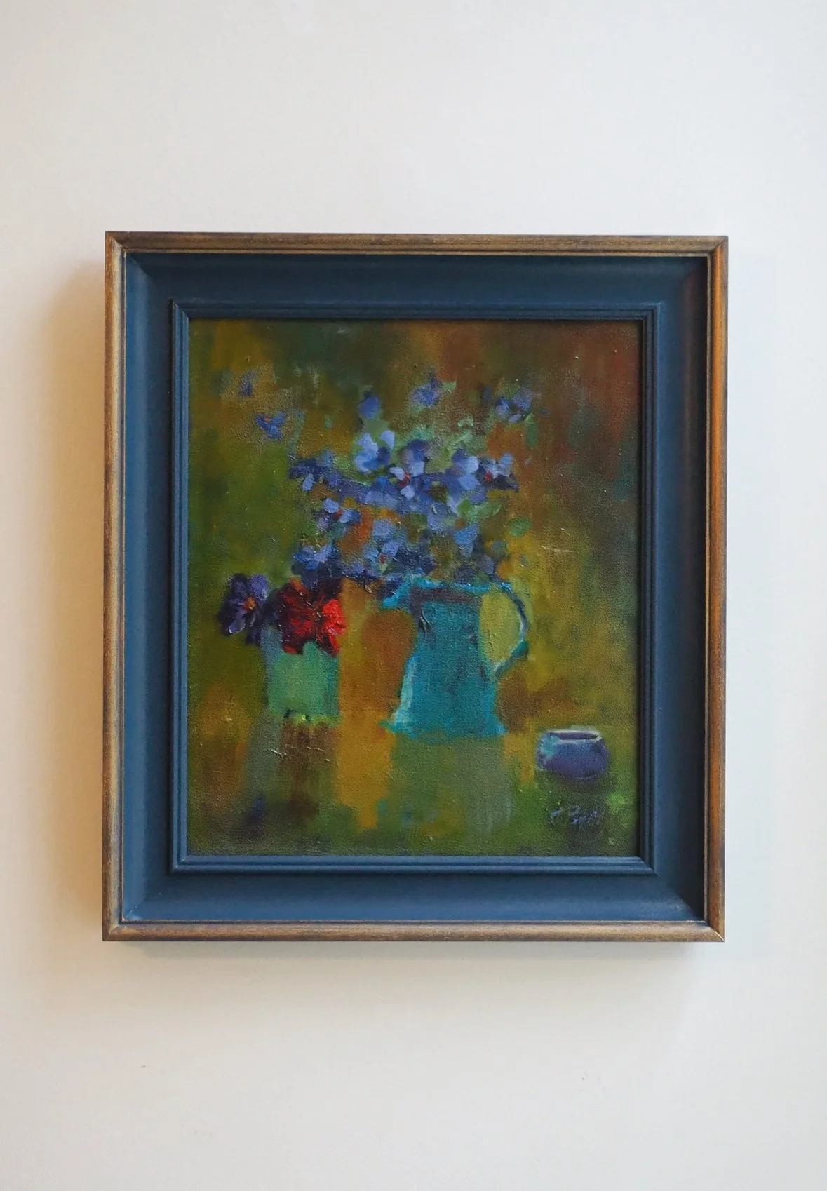 still life, turquoise jug | JOYCE PARFITT