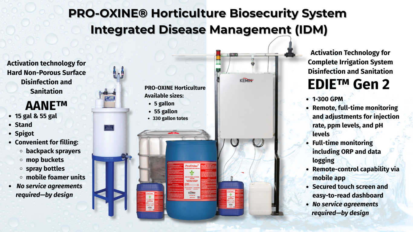 PRO-OXINE Horticulture Biosecurity System