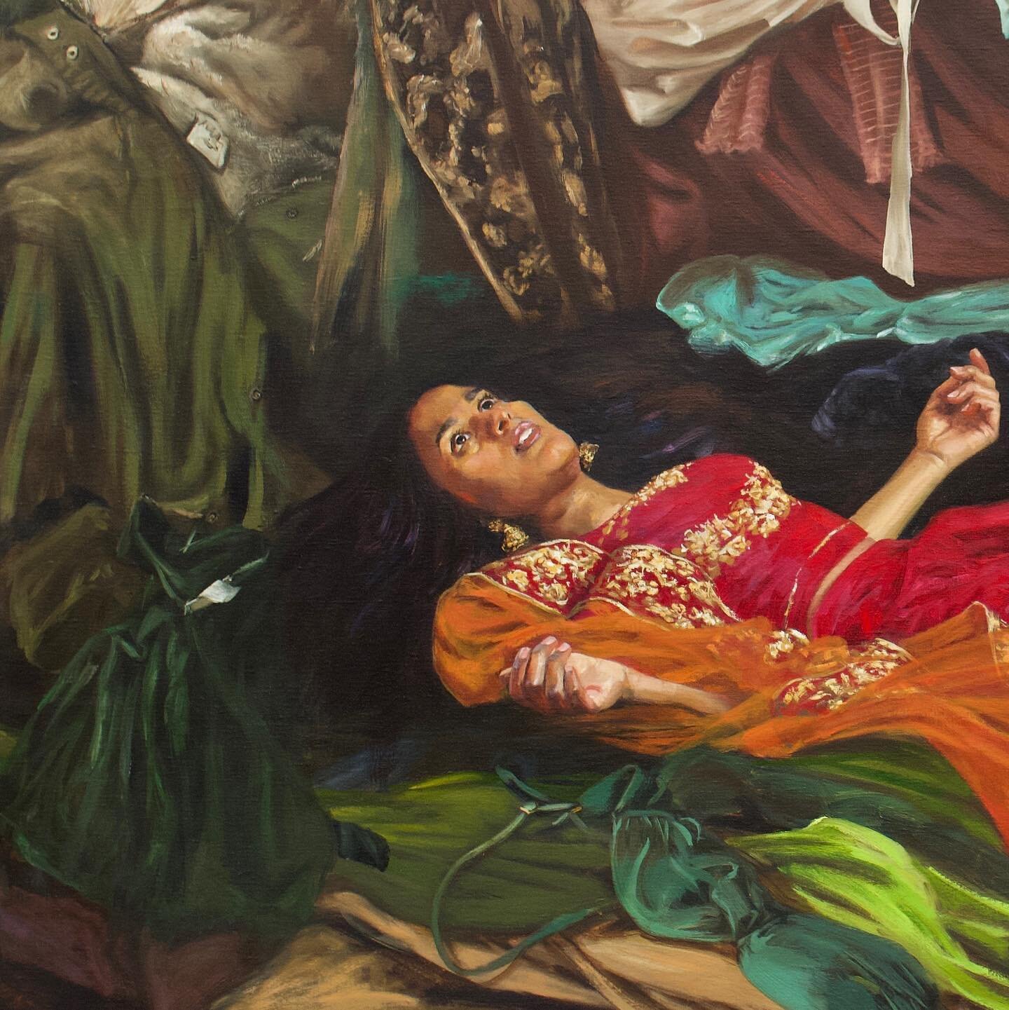 It is the 10 year anniversary of the Rana Plaza disaster. Ten years ago I got the idea for &ldquo;Modern Ophelia&rdquo; - a painting to shine light on the ugly side of fashion. And I finally painted it last year. With this painting I wanted to show t