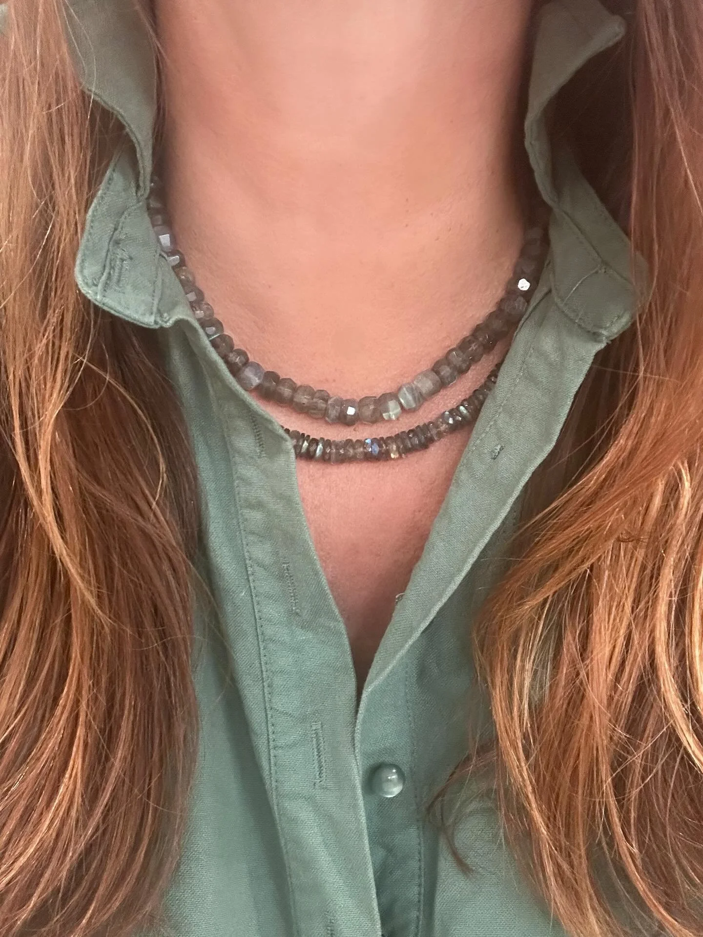 Labradorite candy necks ❤️💎#labradorite #candynecks #semipreciousjewellery #falljewelry