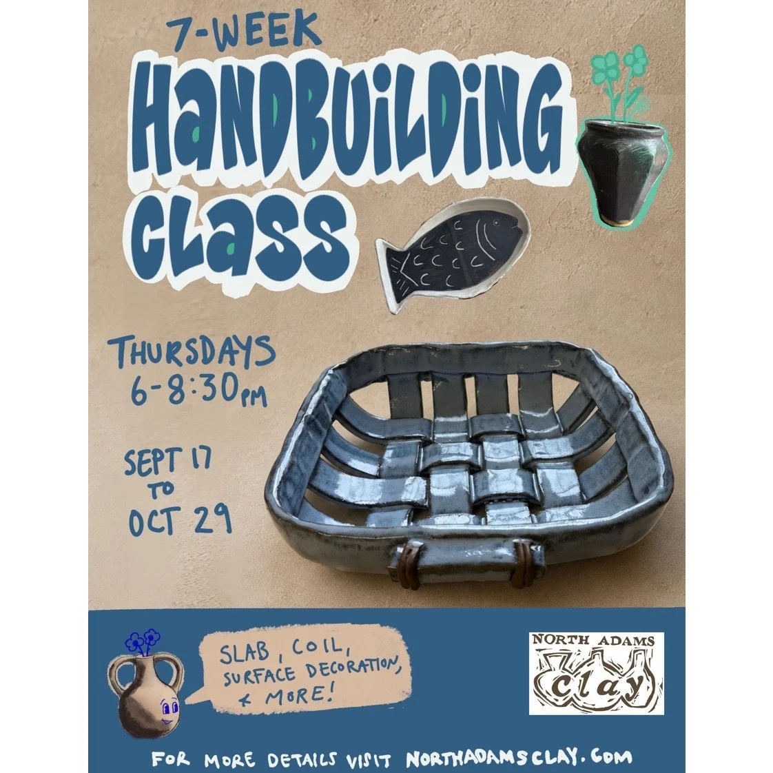 Sept/Oct Handbuilding PM [sliding scale]