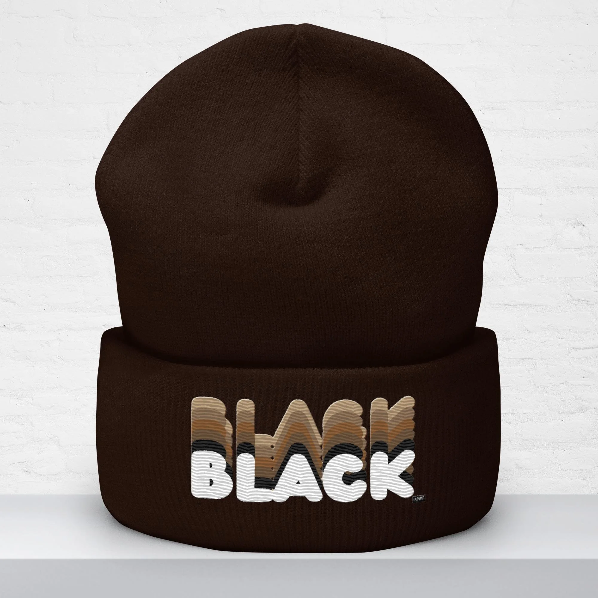 Hats Brown Too Unisex Beanie Hat Brown Pride Themed Hats, Brown