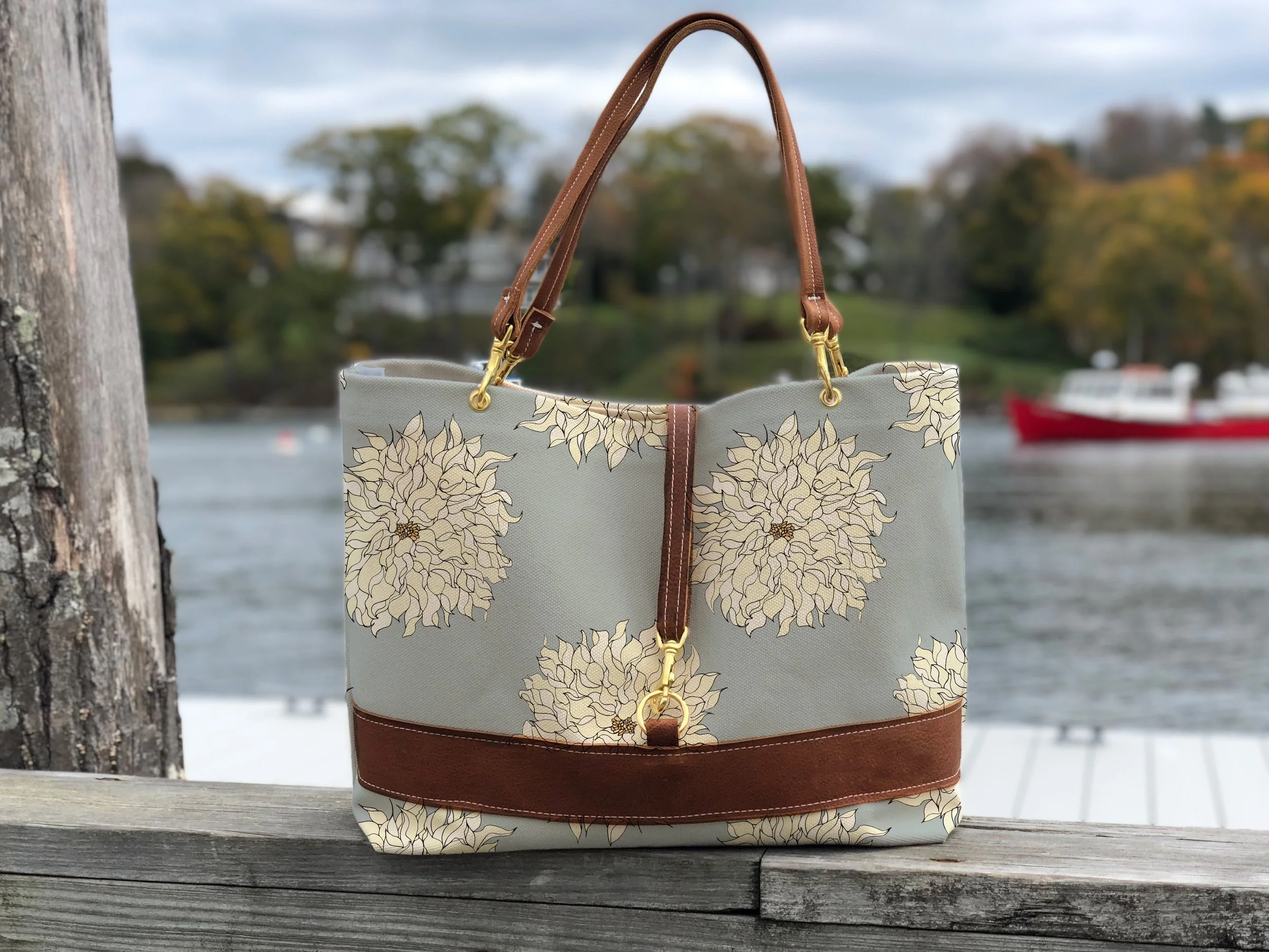 Wild Dahlia Canvas Bag.JPG