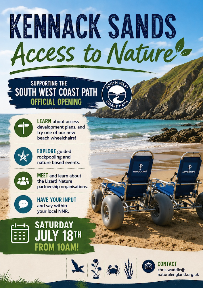 Access to Nature, SW Footpath launch, Kennack Sands