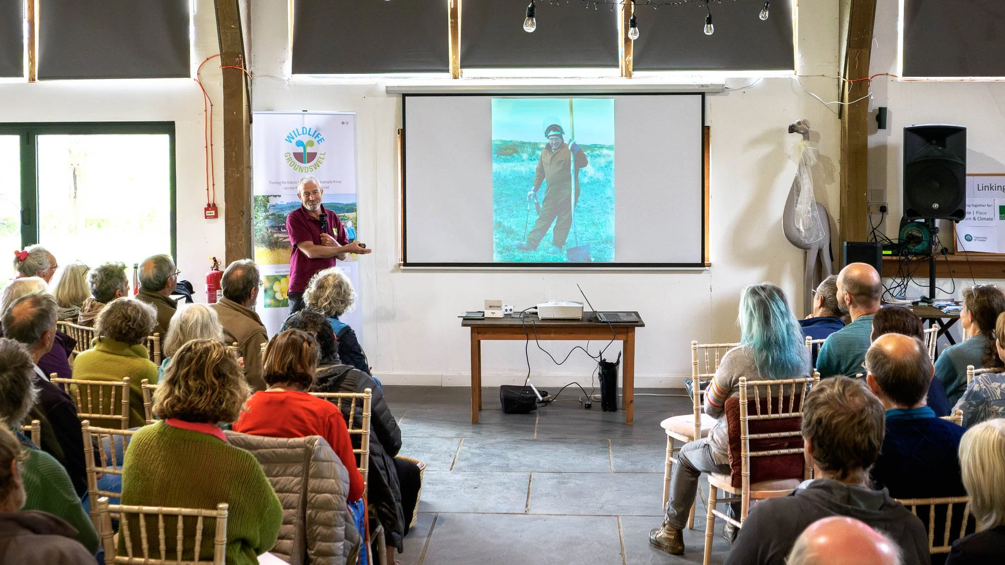   Stephen Townsend’s talk | Image: Nick Pearce–Gowildcam  