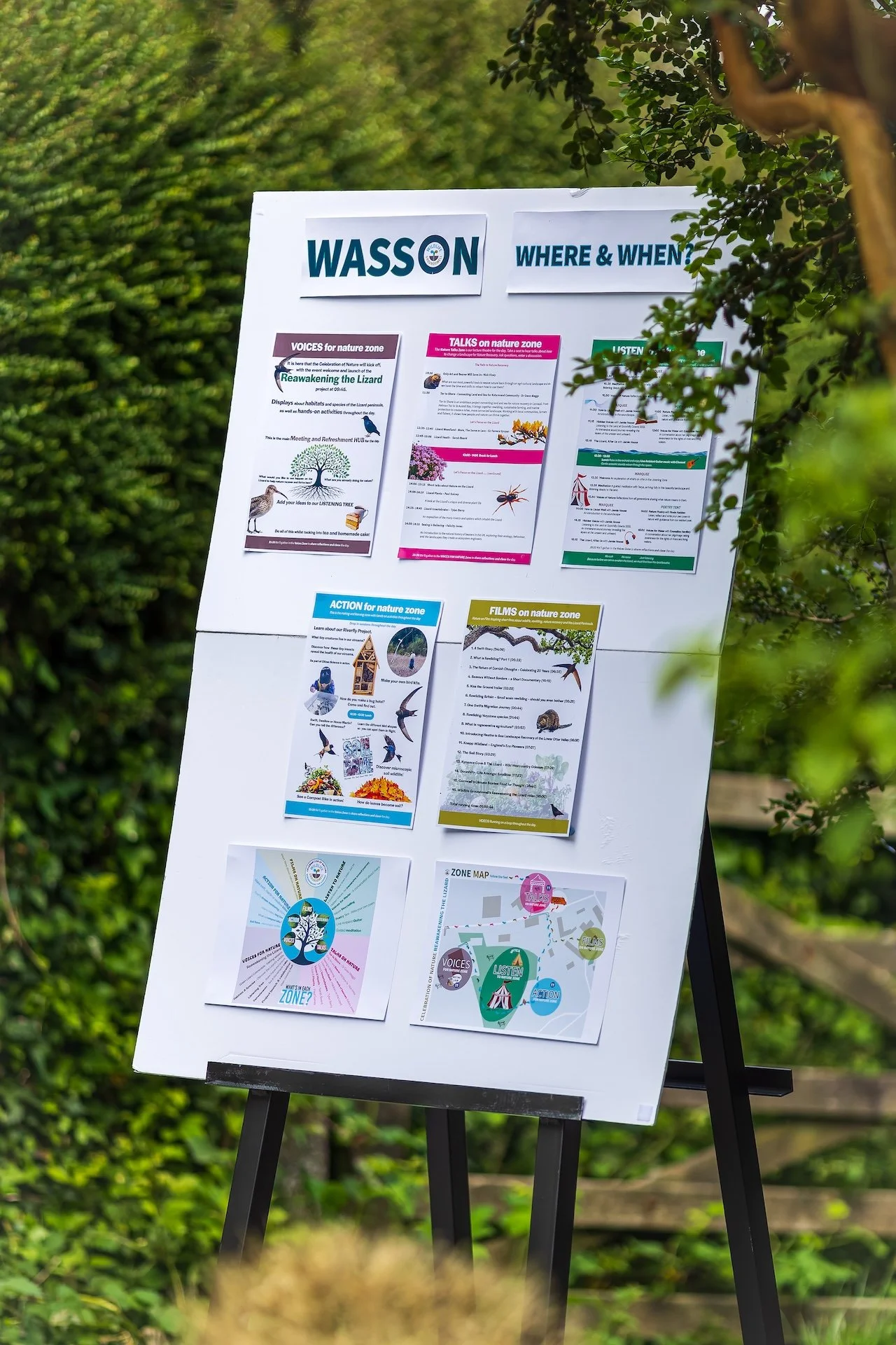 Timetable posters,photo:Fin McDonald