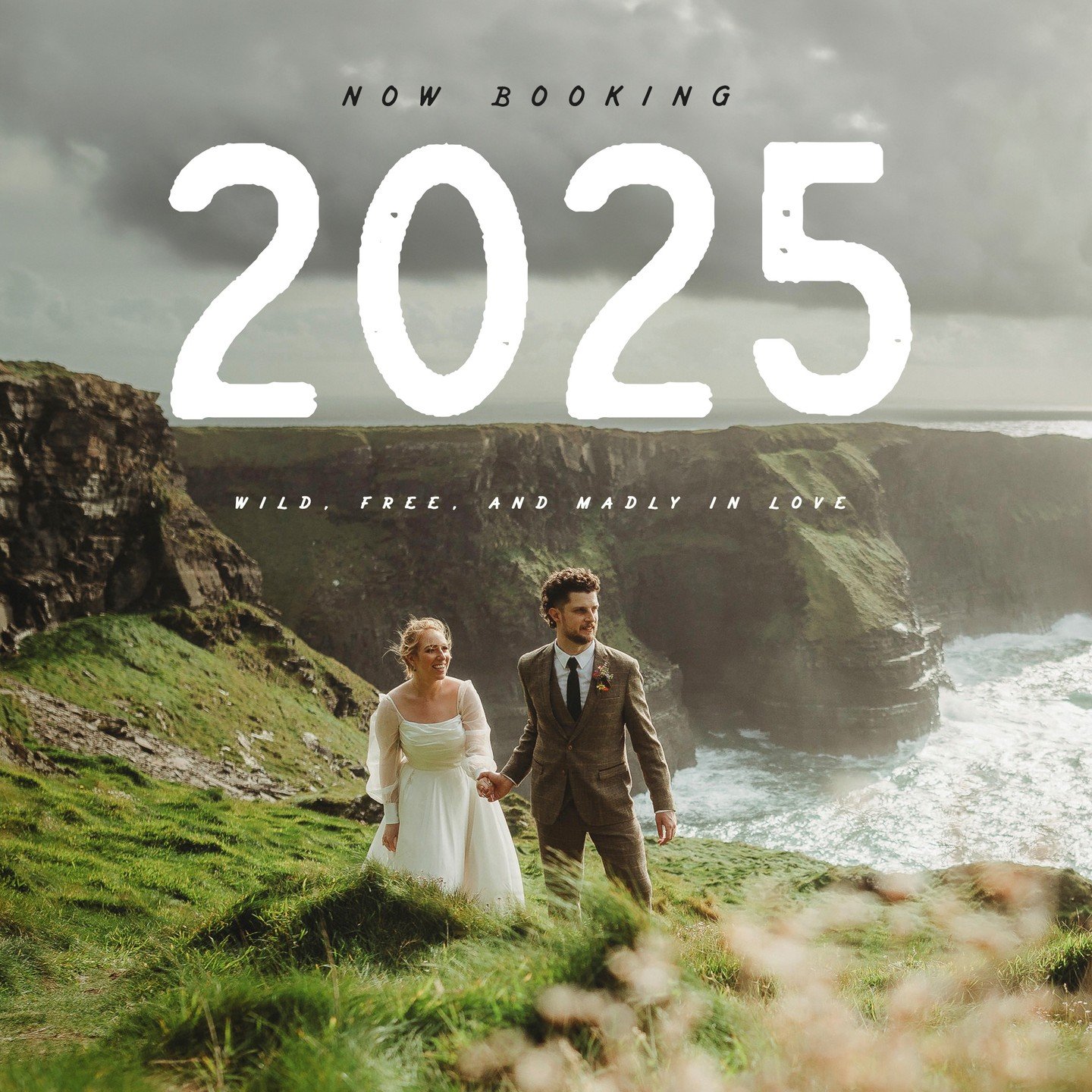2025 Bookings Now Open!

Still specializing in weddings, but increasingly drawn to adventurous elopements here in Ireland. I aim to broaden my horizons while maintaining a commitment to weddings. Though I'll be taking limited bookings for weddings, I