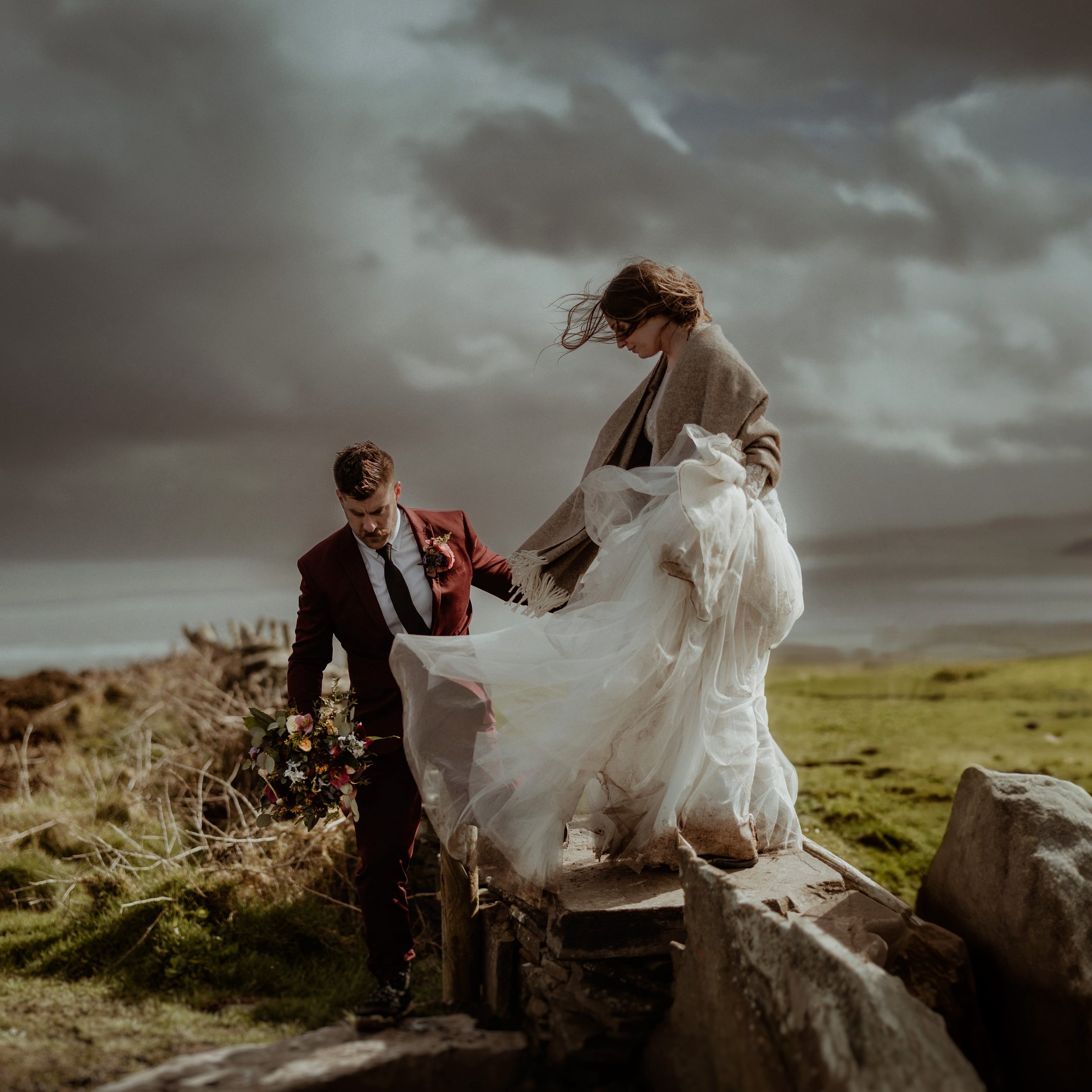 Surrounded by nature, we promise to share our lives together in an exciting journey that joins not just our hands, but our hearts and spirits as well.
.
.
.
.

#IrelandElopementAdventure #WildIrishWedding #ElopeInIreland #IrishLoveStory #EmeraldIsleE