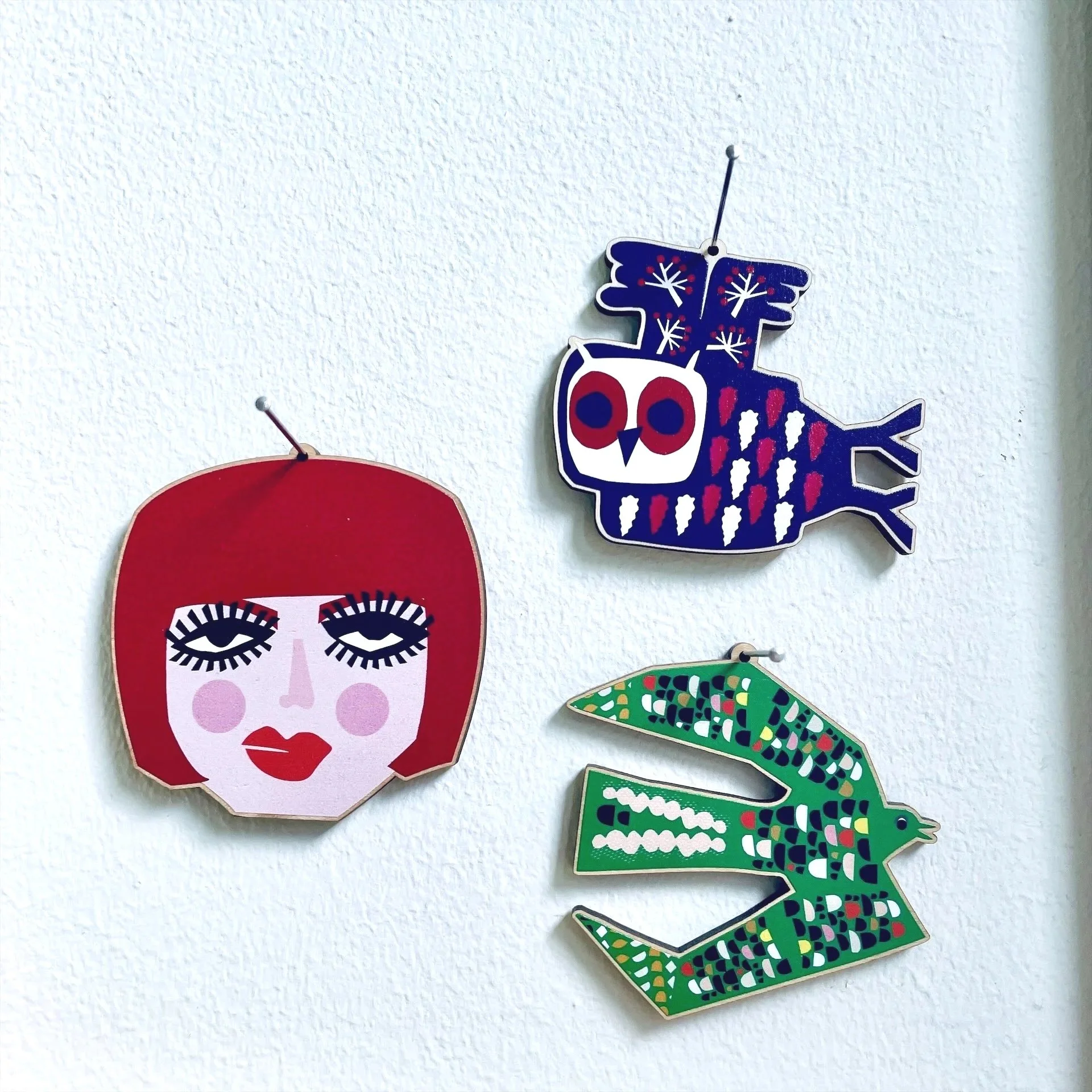 mini wooden wall art Sabeth Elberse Studio