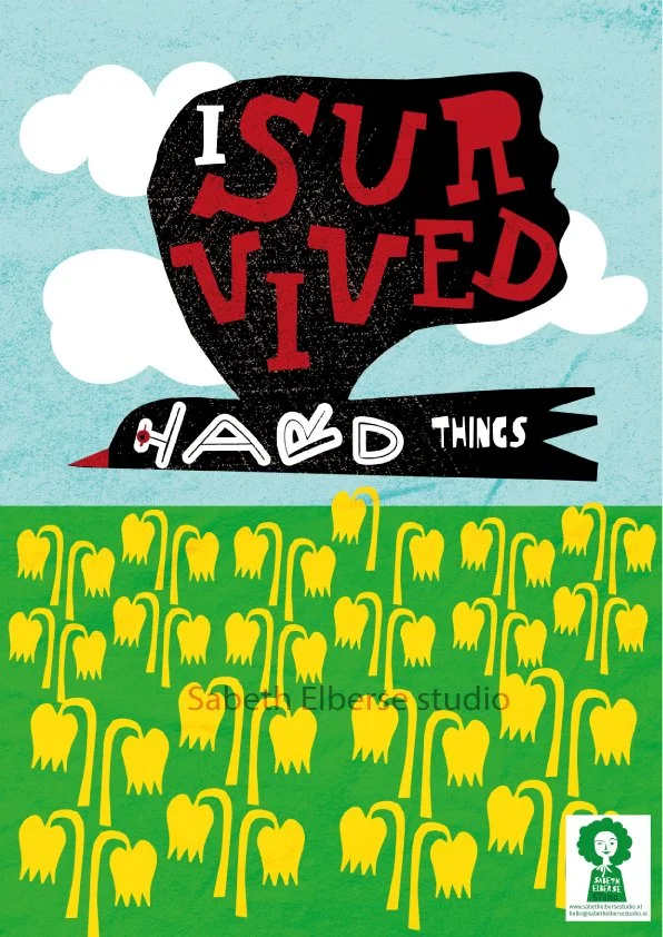 quote: I survived hard things, Sabeth Elberse studio, portfolio club 2026