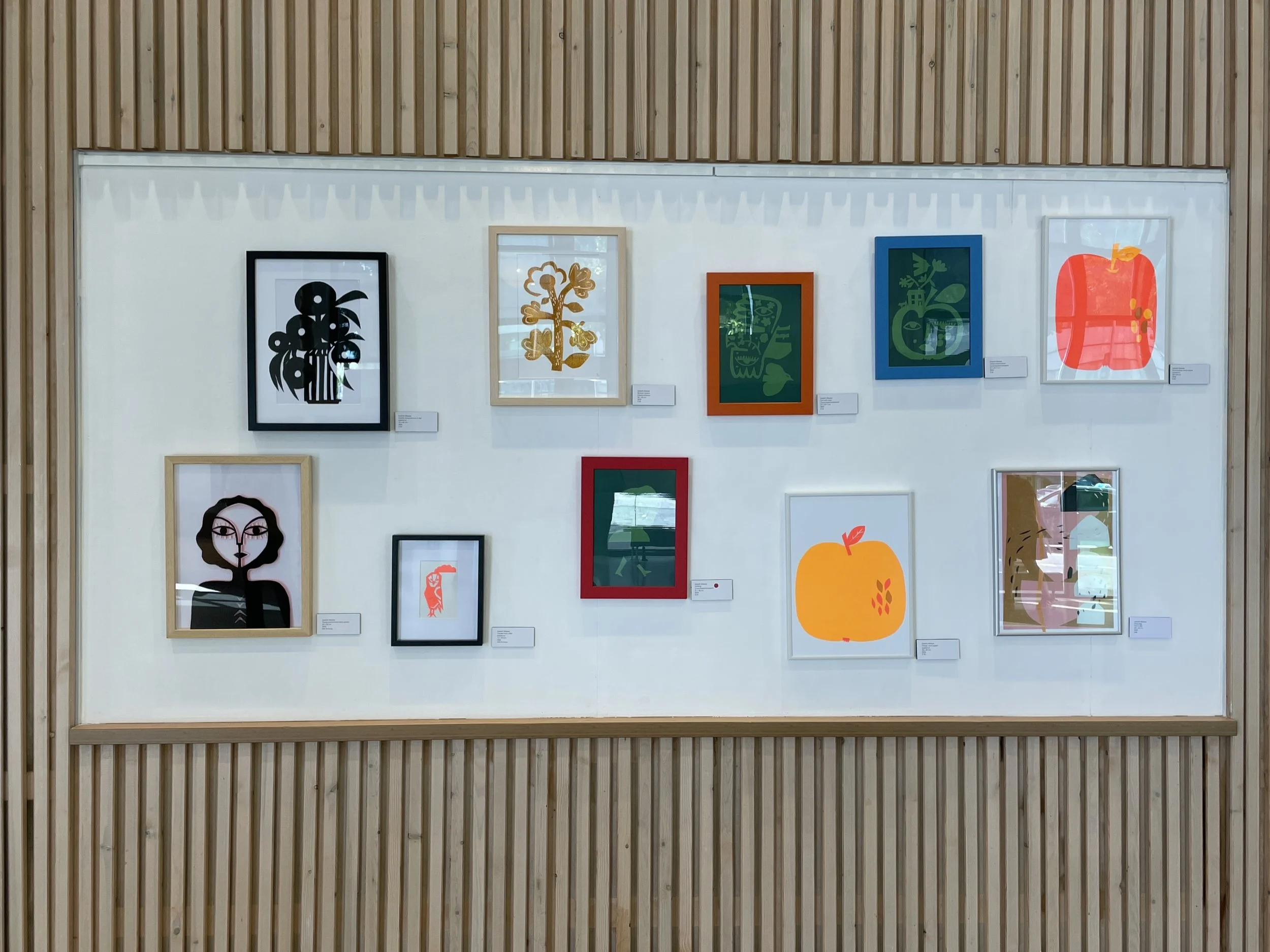 wand Sabeth Elberse studio expositie paper inspirations Amsterdam 2026