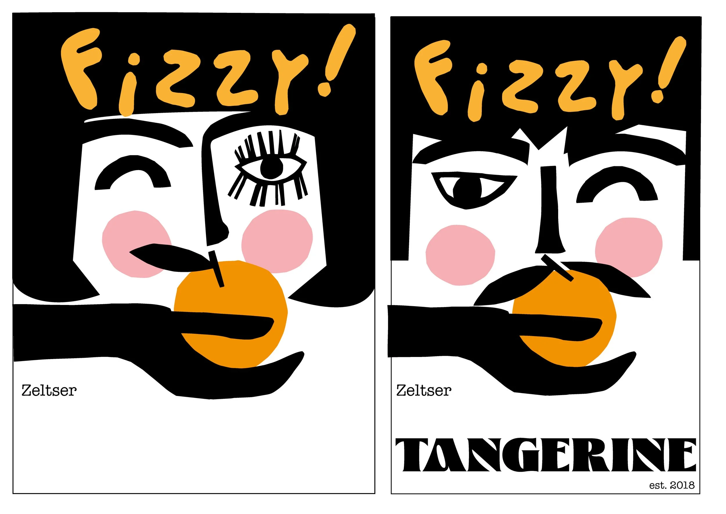 label limonade, Sabeth Elberse studio, fizzy tangerine, 2026