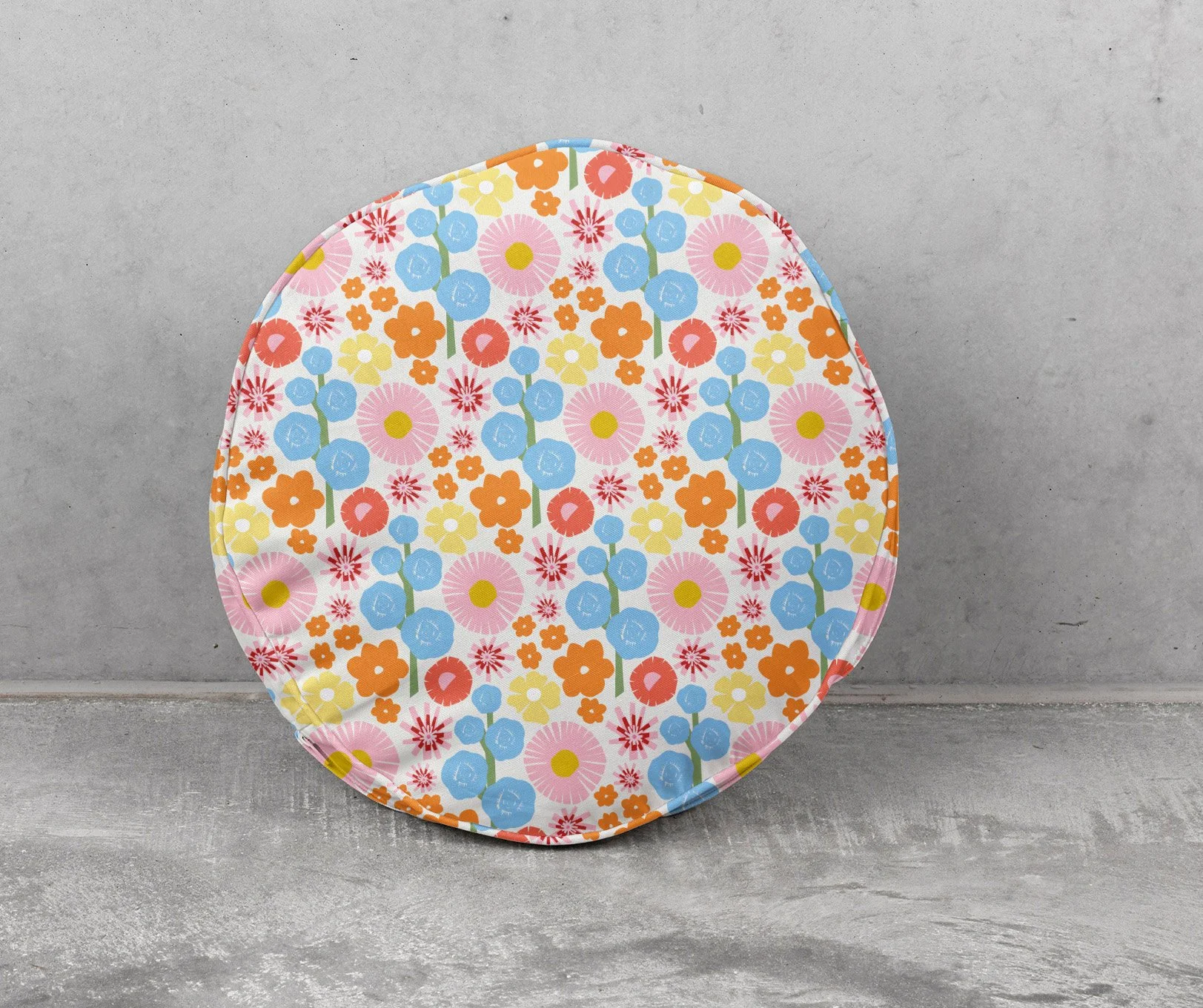 nostalgic cottage garden pattern cushion by Sabeth Elberse Studio