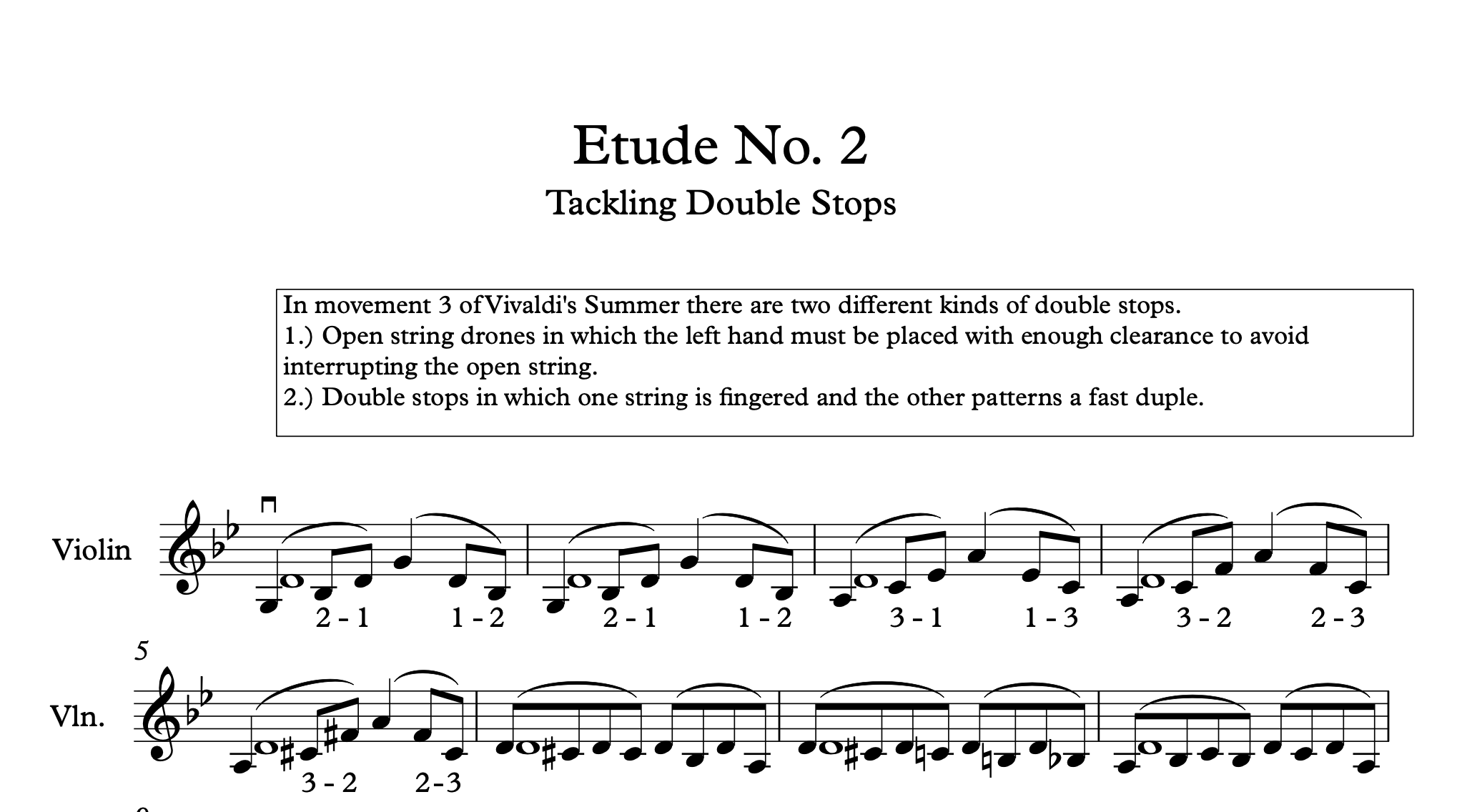 Summer Etude No. 2