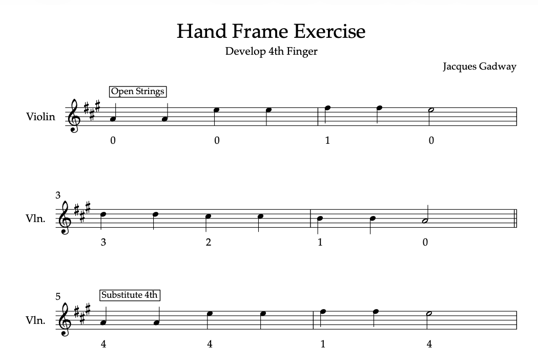 Prerequisites for Shifting Exercises