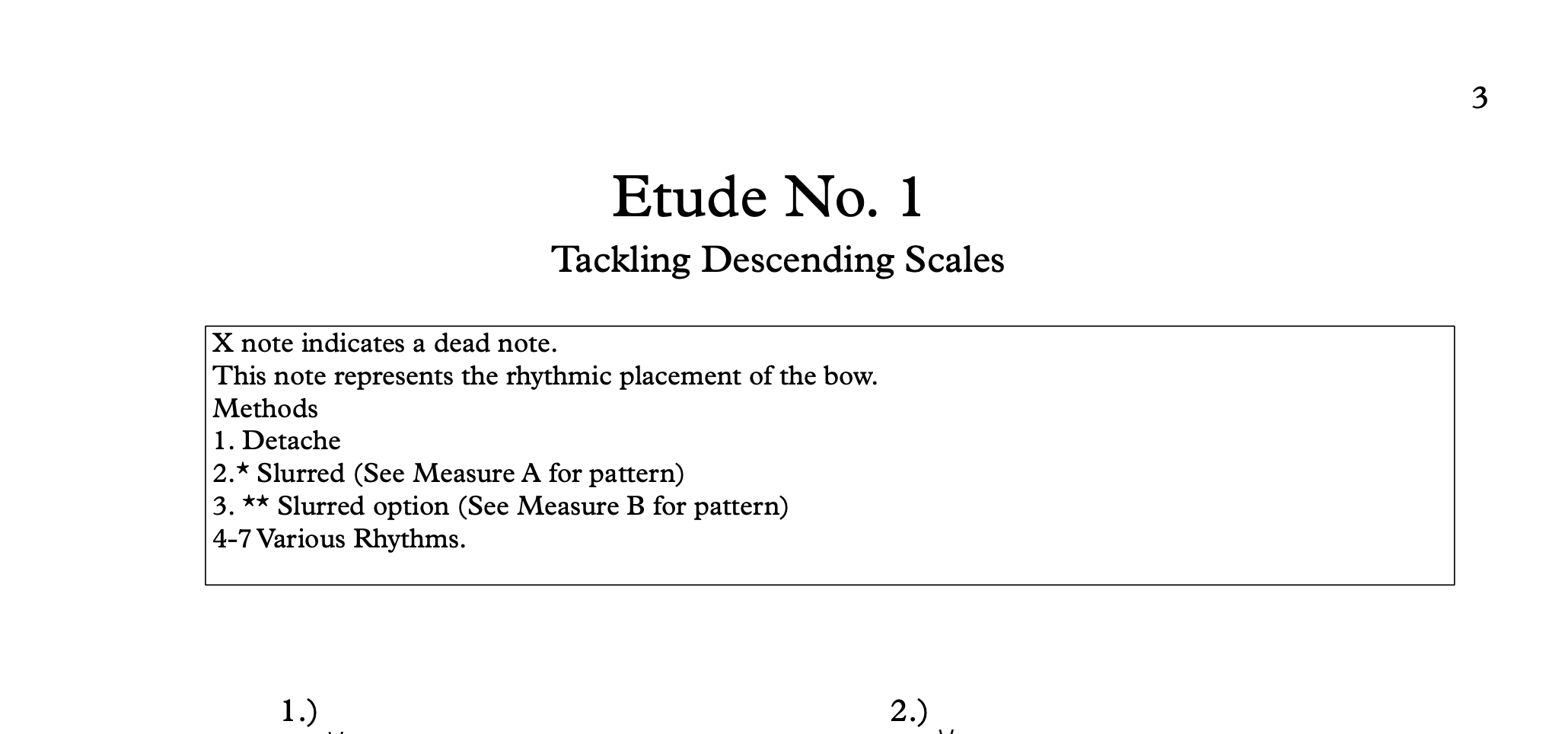 Summer Etude no. 1