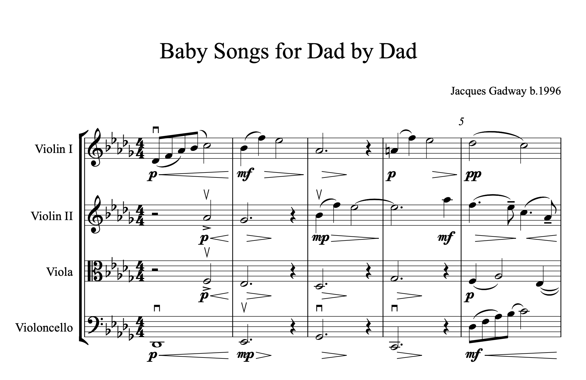 Baby Songs By Dad For Dad