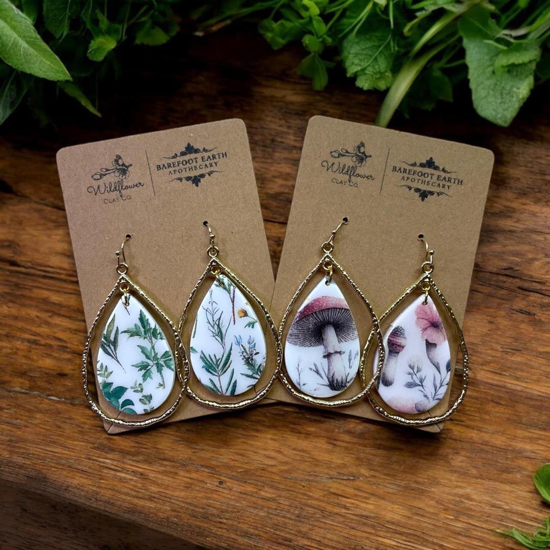teardrop herbal clay earrings.jpg