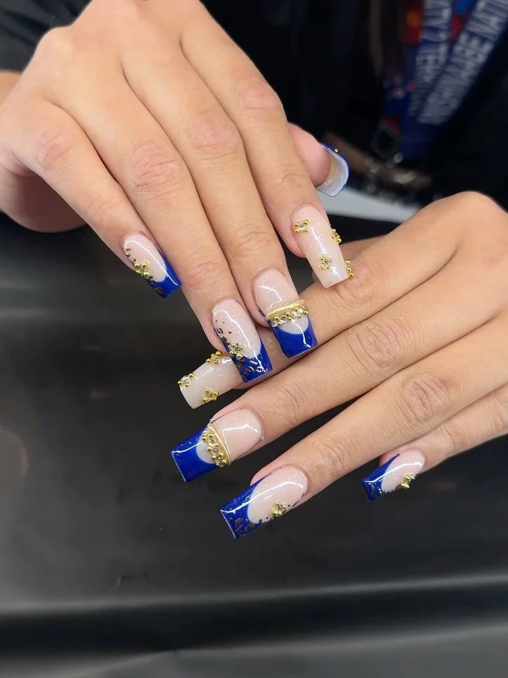 Blue Bling 💙
-
We specialize in nail art, let us make your nail dreams come true! 
✨ Luxury You Can Feel ✨
📍 855 Regent Ave W, Winnipeg MB, R2C0R1
📞 Call/Text to Book: (204) 222-5372
🌐 RubyNailBar.ca