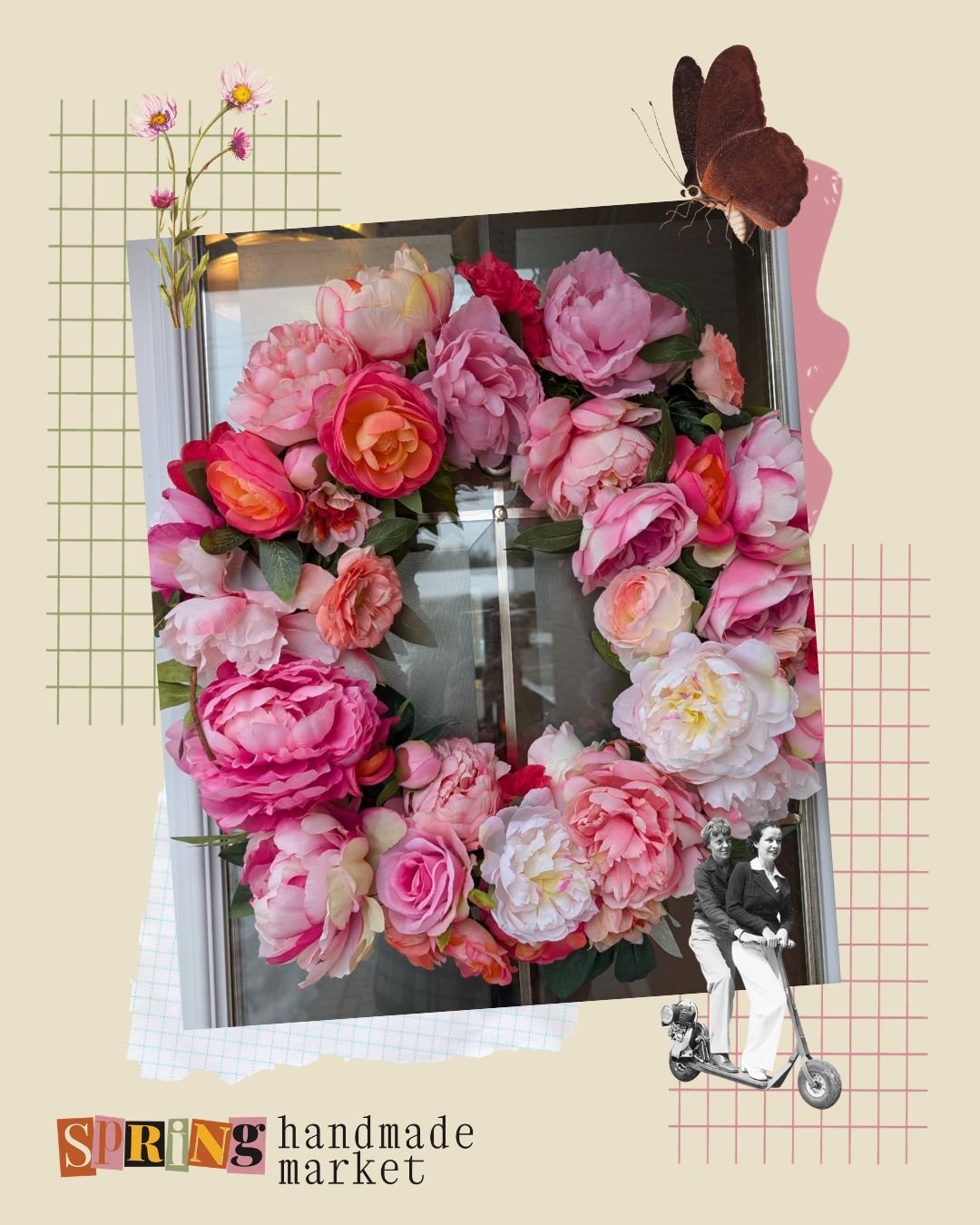 It's time to say goodbye to the snow and say hello to come colour! Welcome Spring with a bright and colourful new wreath for your front door or home interior. We're quite partial to this happy pink beauty!🌸🌸🌸

@wreathin_havoc #makernorth #handmade