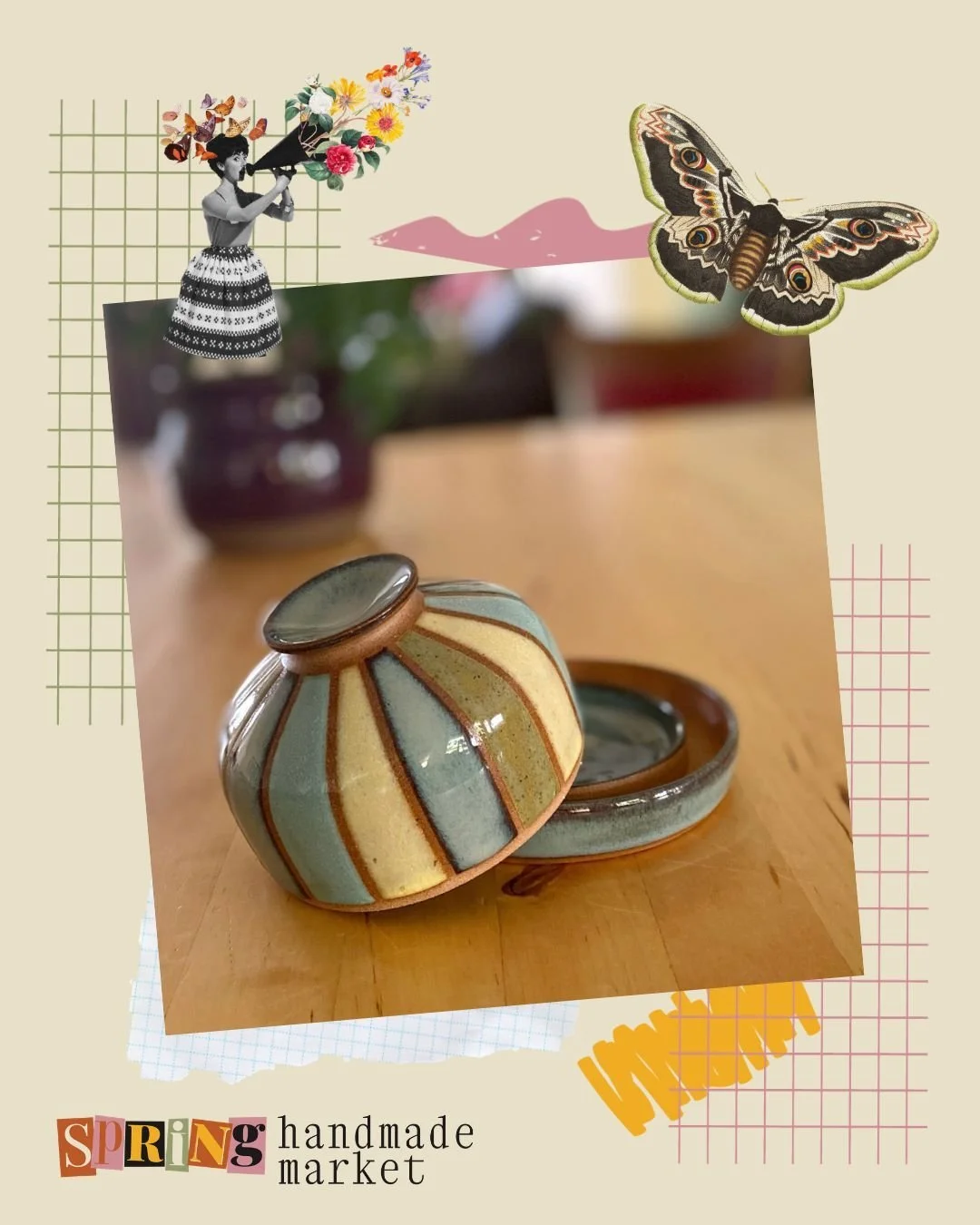 Small batch wheel-thrown pottery from Marnie Cassio. Absolutely love Marnie's work, we can't wait to see what new lovely creations she'll bring with her to this weekends Spring Handmade Market. 

MN Spring Handmade Market
🗓️ 25 + 26 April
🕰 10-4pm
