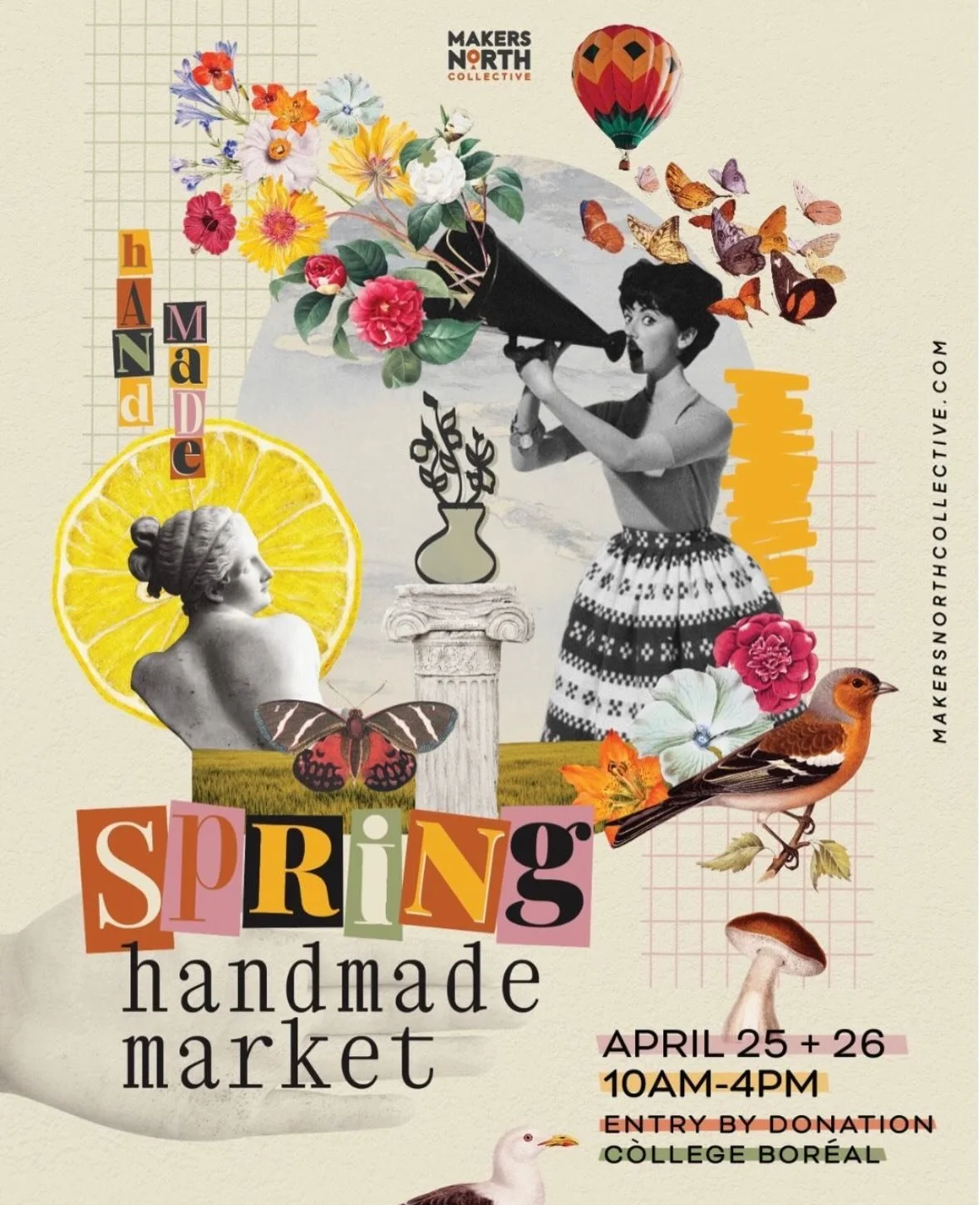 🌼 Today today today! 🌼 

We&rsquo;re so ready to welcome you into our happy celebration of handmade, community &amp; creativity!

Come early for the full Makers North Collective experience, or wait until the afternoon for a more chill wander throug